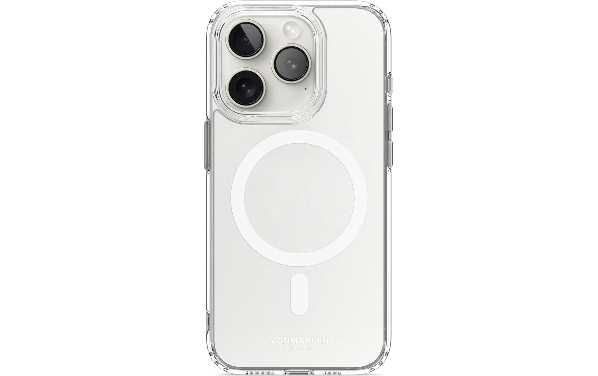 Vonmählen Backcover – für Apple iPhone 15 Pro Max – transparent – PC, MagSafe-kompatibel