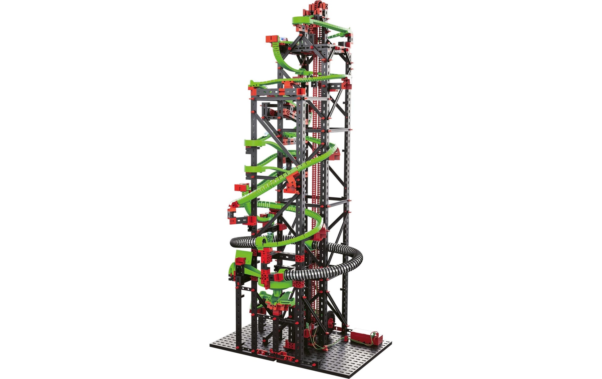 fischertechnik Dynamic XXL Murmelbahn-Set – 1365-teilig – 8 Murmeln – ab 9 J. – Kunststoff – mehrfarbig