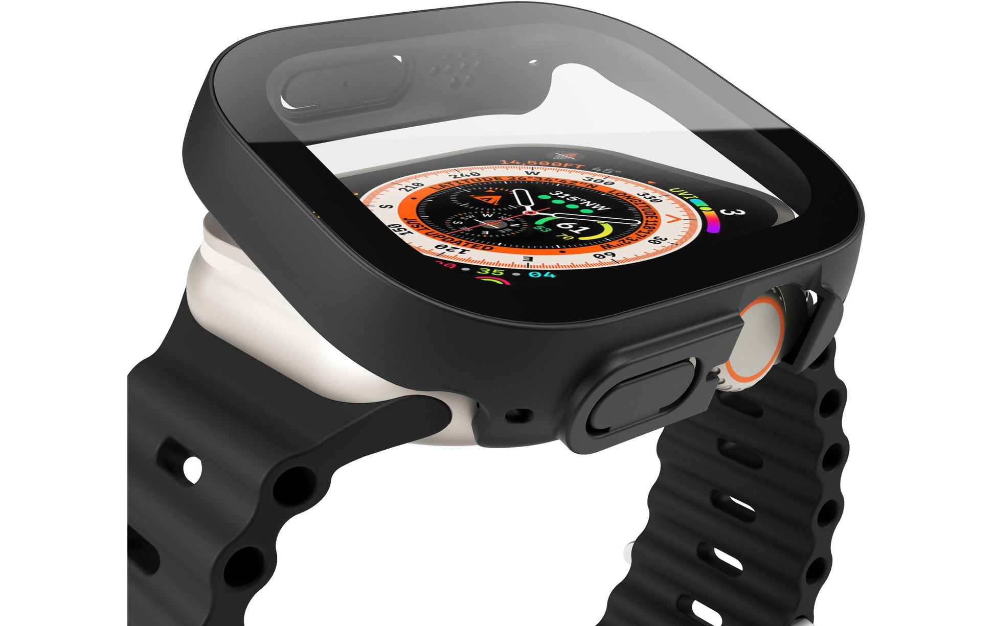 Vonmählen Watch Ultra 49 mm – Solo Loop, Schwarz, für Apple Watch Ultra