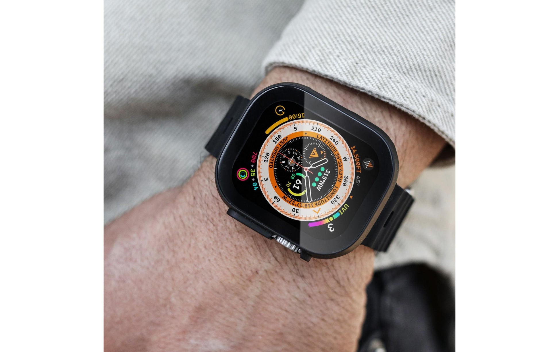 Vonmählen Watch Ultra 49 mm – Solo Loop, Schwarz, für Apple Watch Ultra
