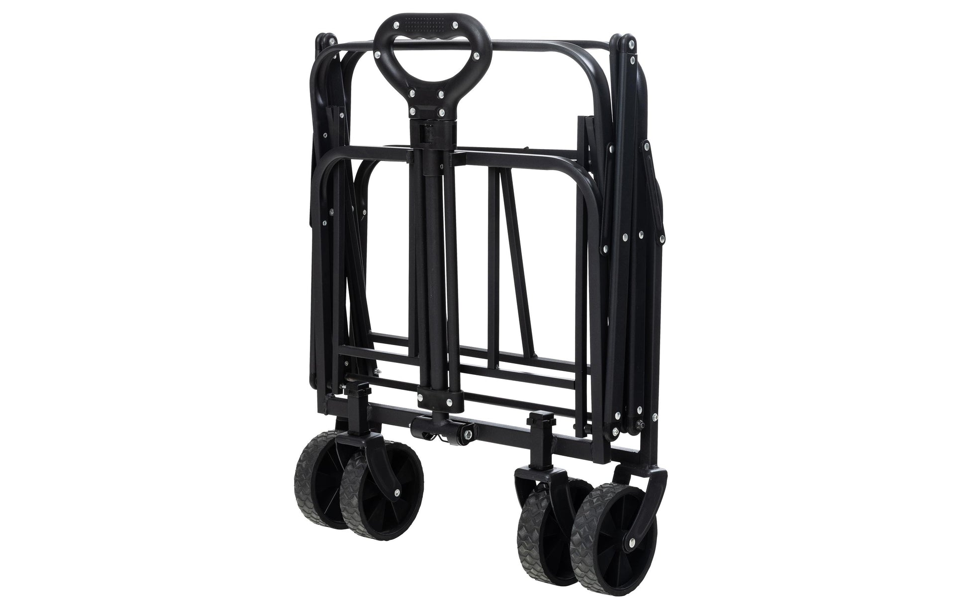 Koor Bollerwagen Wagen – Belastbarkeit 60 kg – 460×900×700 mm – Schwarz – 600D Polyester, PVC