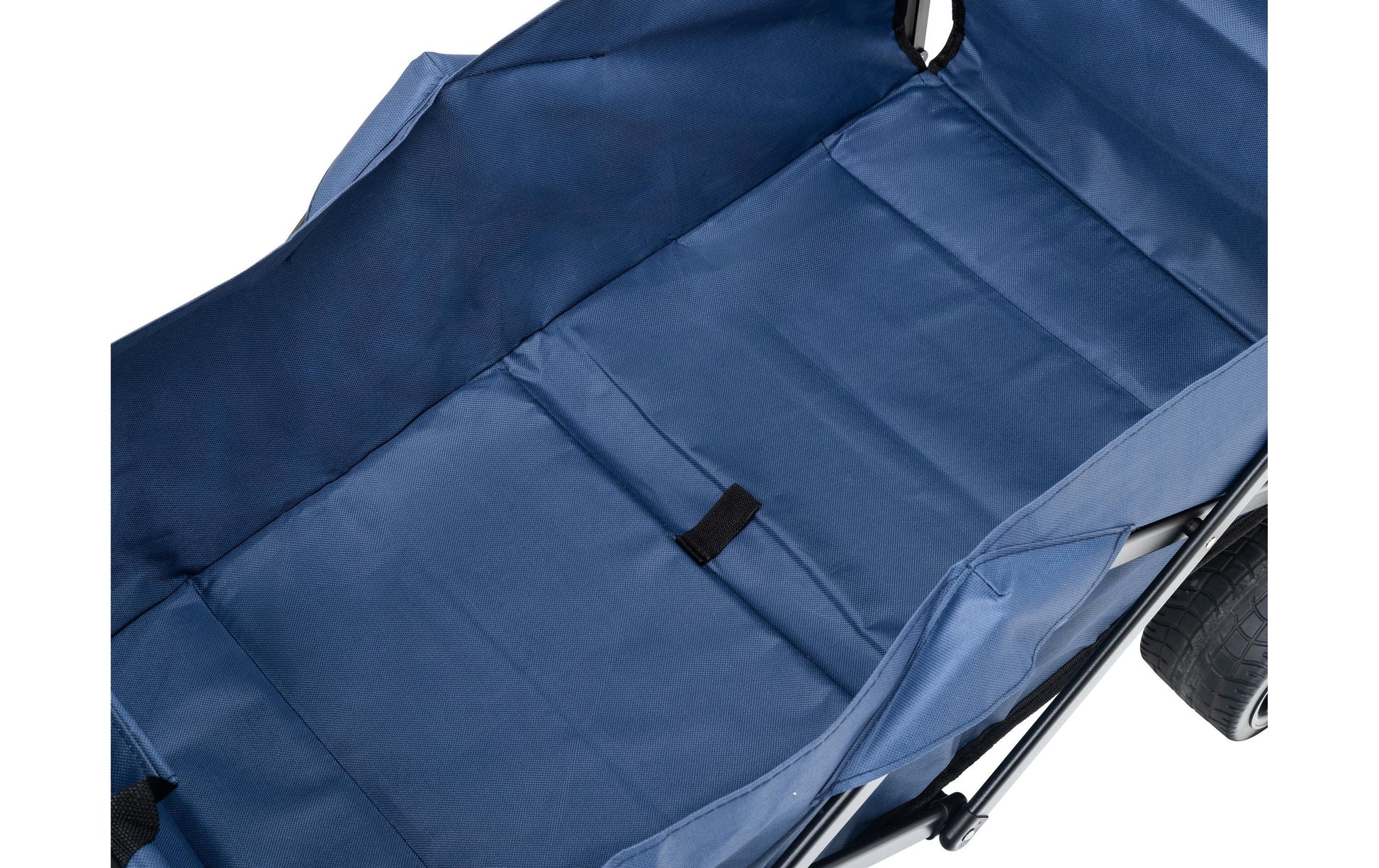 Koor Bollerwagen Vaunu – belastbar 100 kg, PU-Räder – 86 × 51 × 36 cm – grau – 600D Polyester/PU