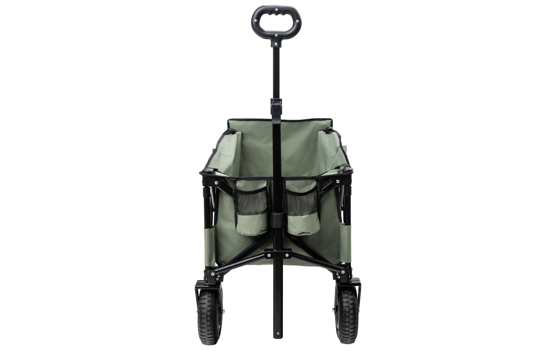 Koor Bollerwagen Kjerre – bis 120 kg, 500×1110×1110 mm – olivgrün, 600D Polyester