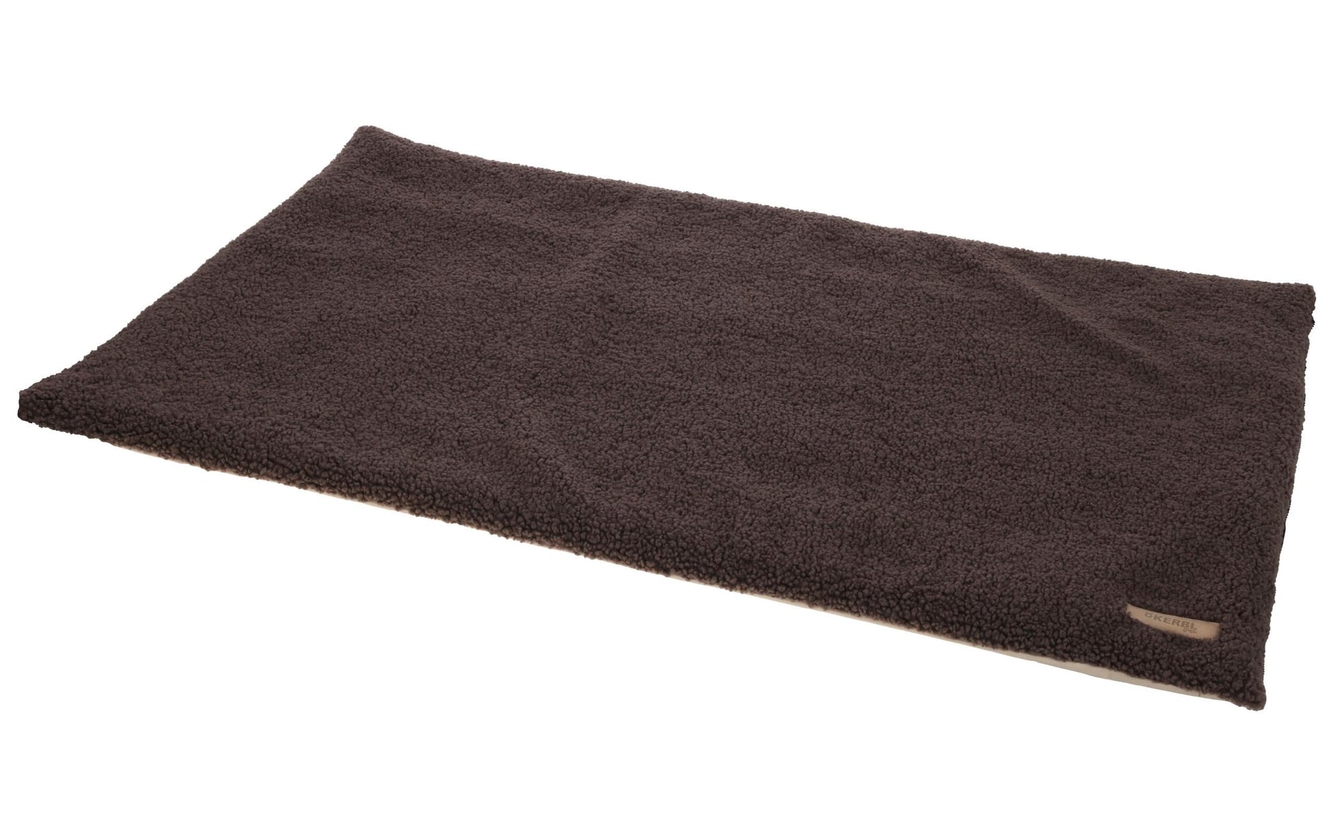 Kerbl Bett – 120 × 72 cm, Beige/Braun, Baumwollvlies/Polyester