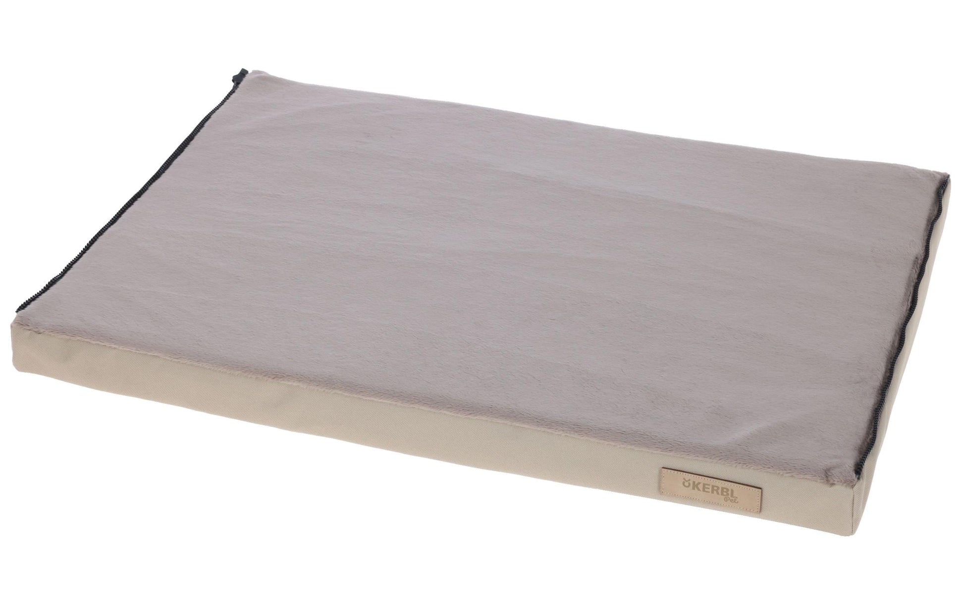 Kerbl Multifunktionsmatratze Hundebett – 72 × 50 × 5 cm, Baumwollvlies/Polyester, Beige/Braun, 1 Stk.