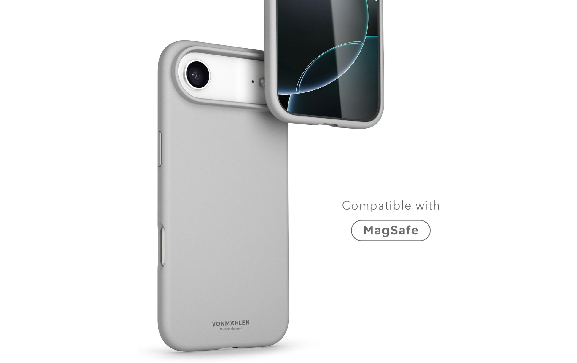 Vonmählen Backcover – für Apple iPhone 17 Air – hellgrau – Silikon – MagSafe-kompatibel