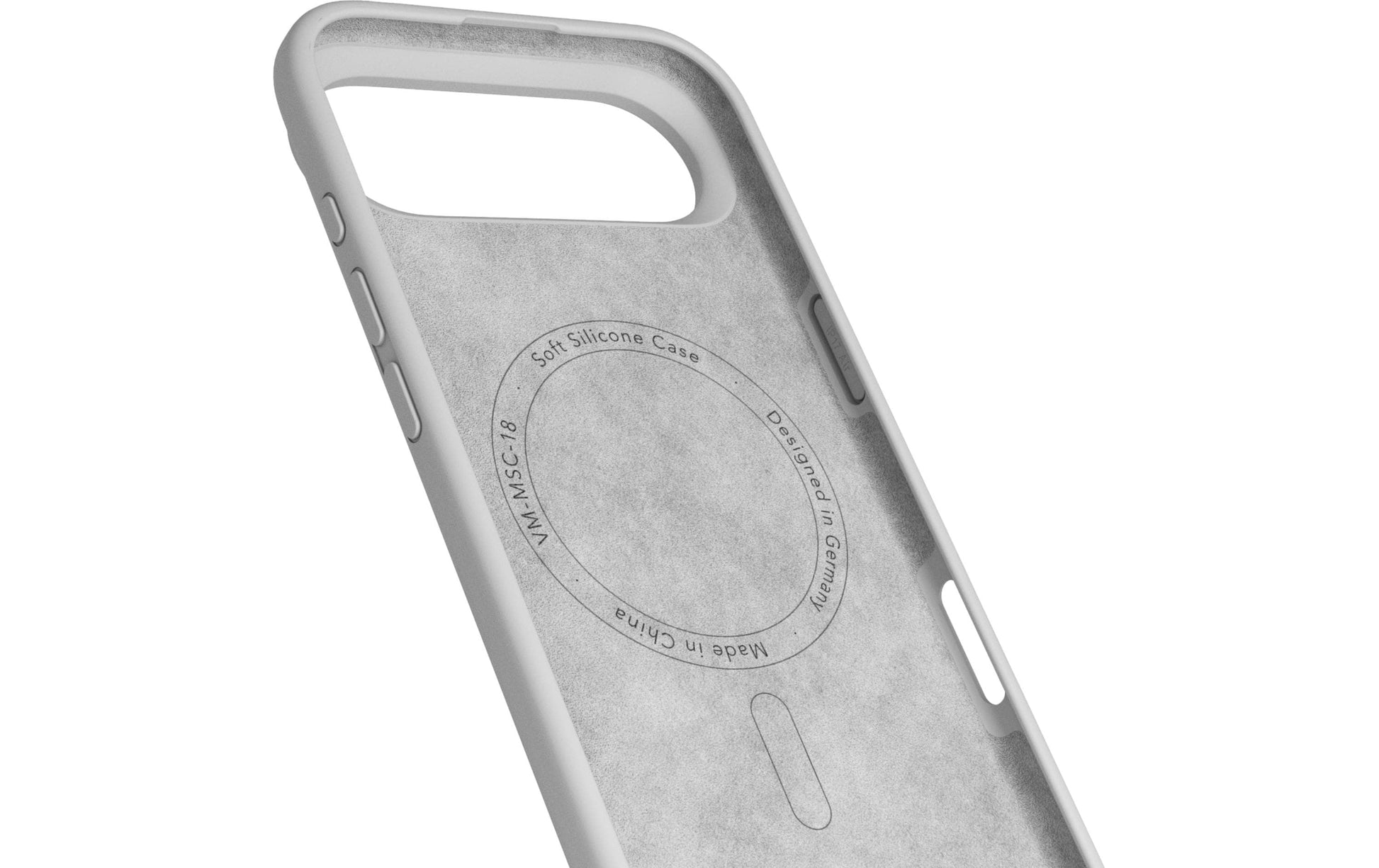 Vonmählen Backcover – für Apple iPhone 17 Air – hellgrau – Silikon – MagSafe-kompatibel