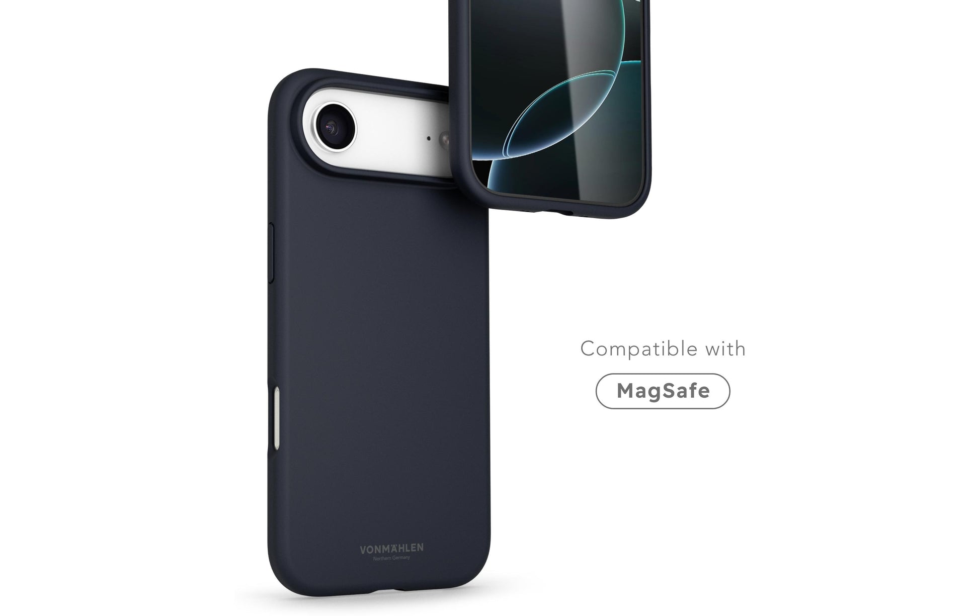 Vonmählen Backcover – für Apple iPhone 17 Air – dunkelblau – Silikon, MagSafe-kompatibel