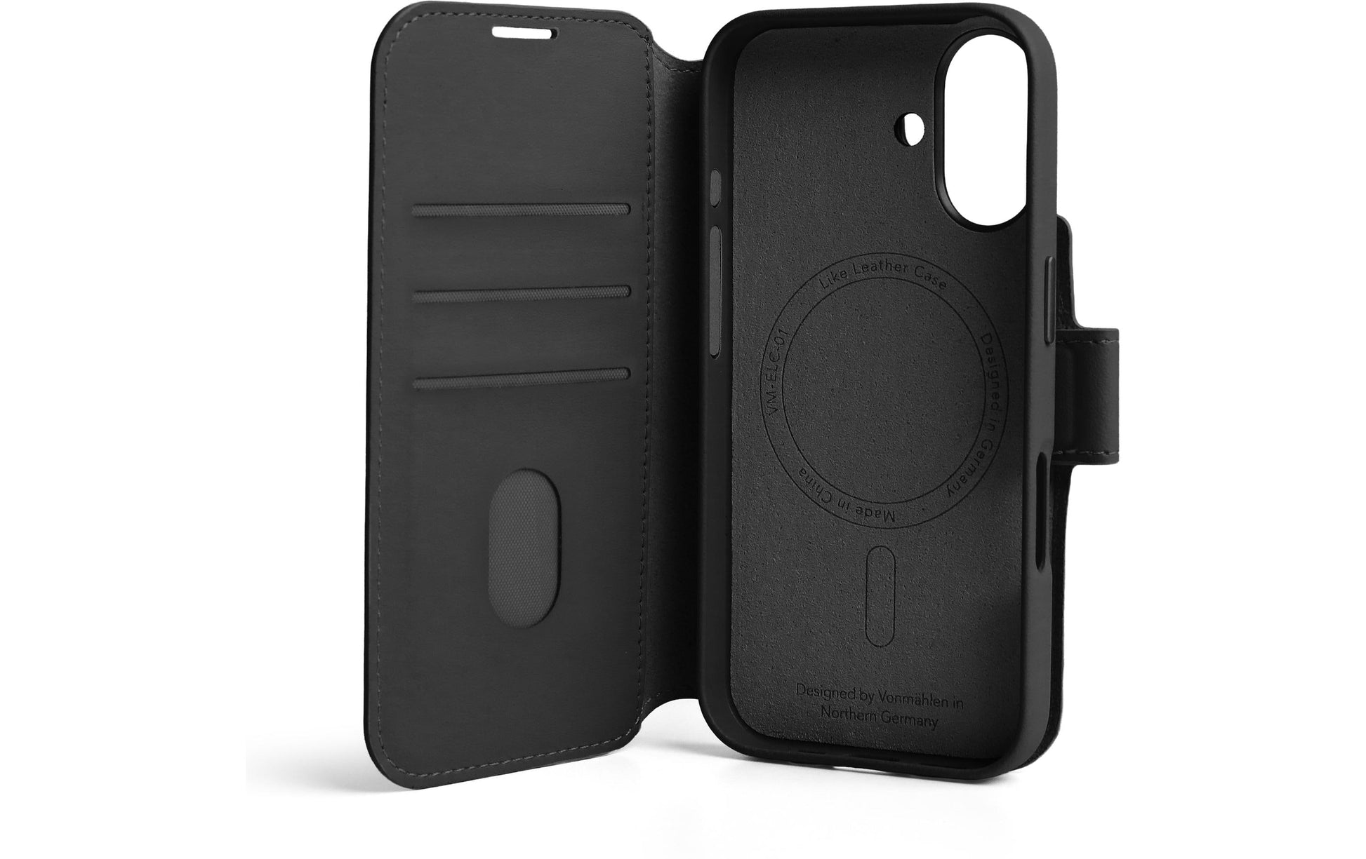 Vonmählen Booklet-Hülle – für Apple iPhone 17 – Braun – Kunstleder
