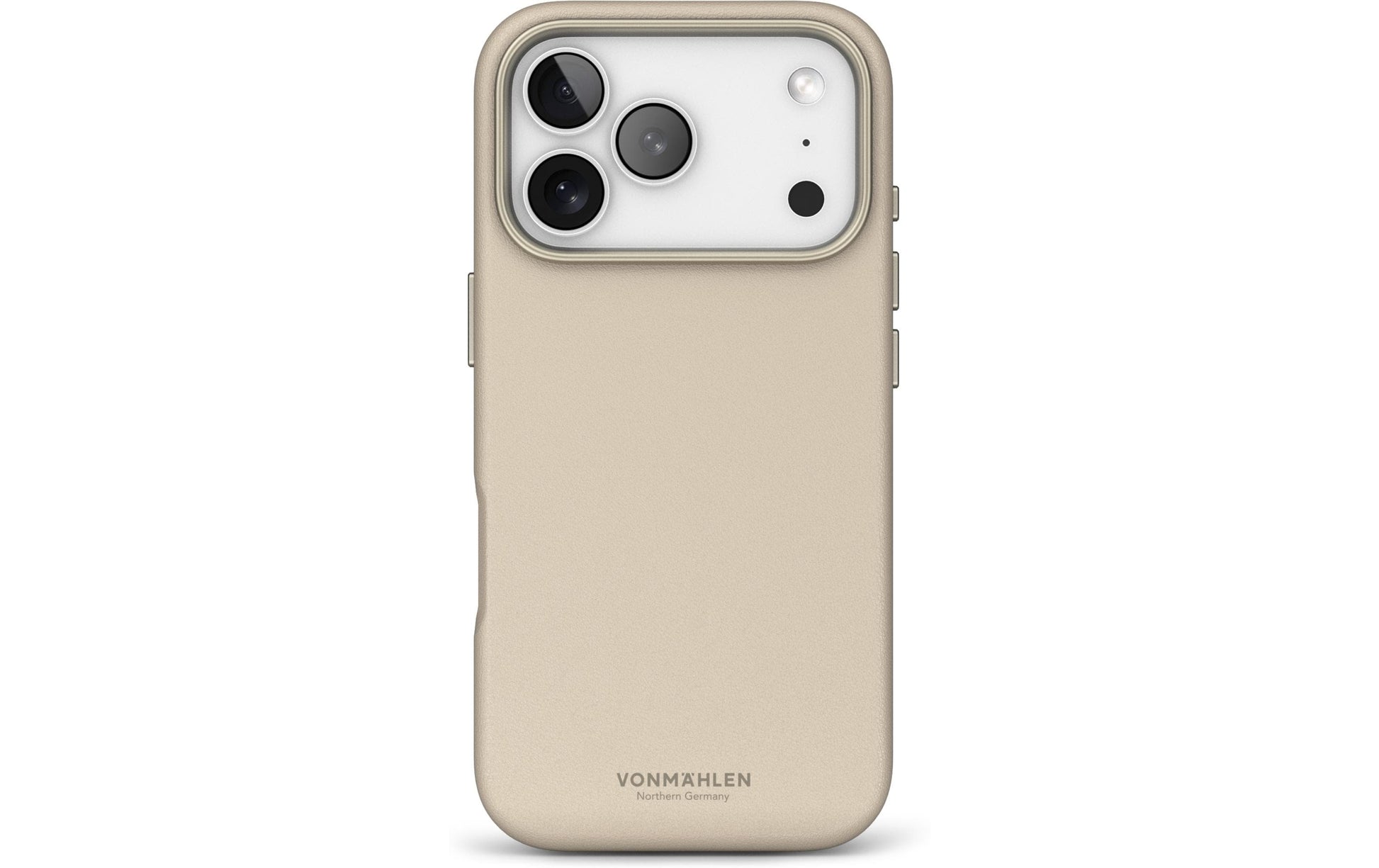 Vonmählen Backcover Like Leather – für Apple iPhone 17 Pro Max – Creme – Kunstleder