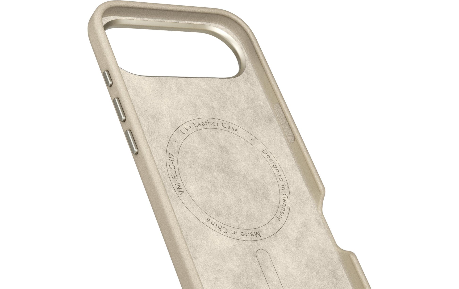Vonmählen Backcover – für Apple iPhone Air – Creme – Kunstleder