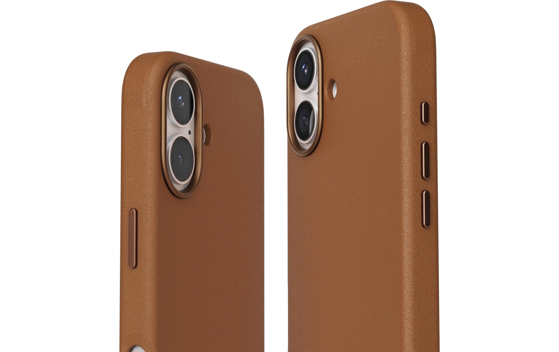 Vonmählen Backcover – für Apple iPhone 17 – braun – Leder