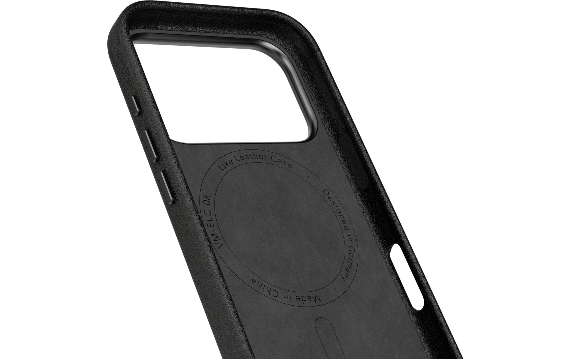 Vonmählen Backcover – für Apple iPhone 17 Pro – schwarz – Kunstleder