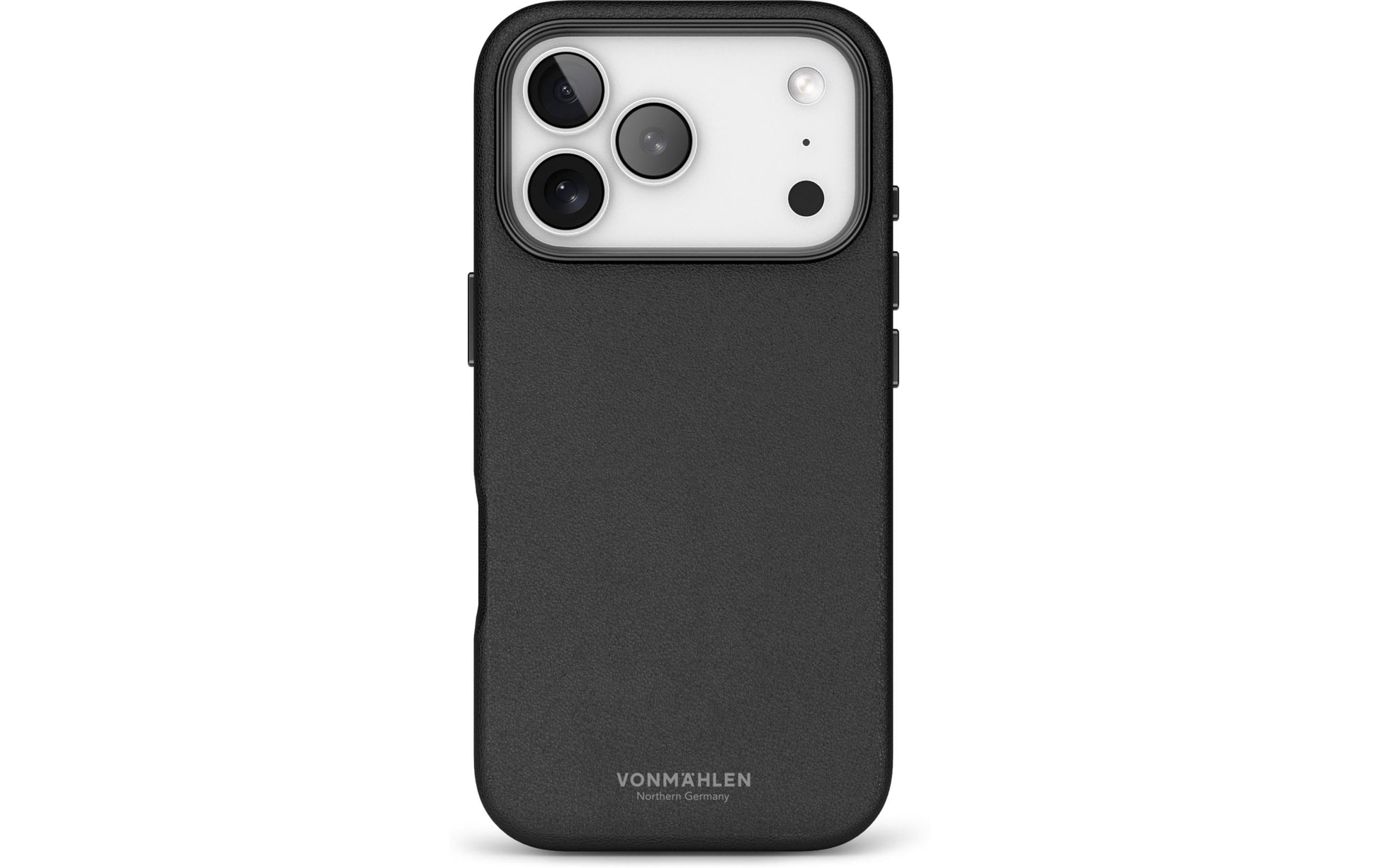 Vonmählen Backcover – für Apple iPhone 17 Pro – schwarz – Kunstleder