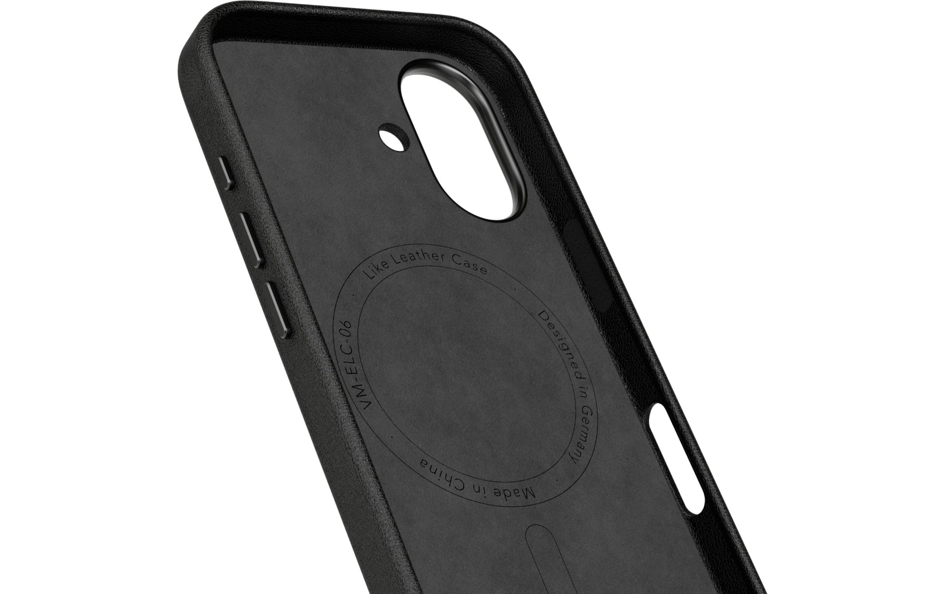 Vonmählen Backcover Like Leather – für Apple iPhone 17 – schwarz – Kunstleder