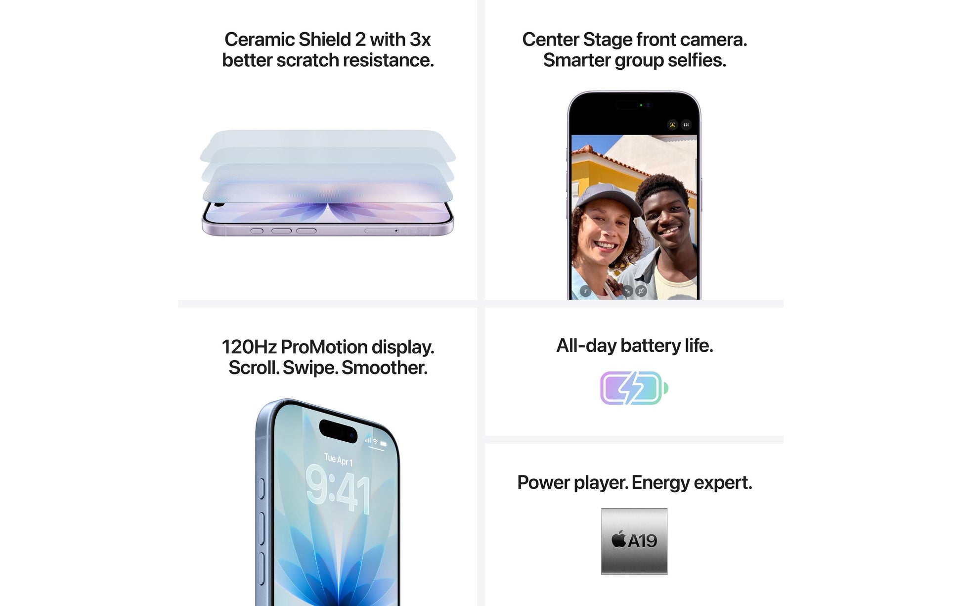 Apple iPhone 17 – 6,3" – 256 GB – Lavendel