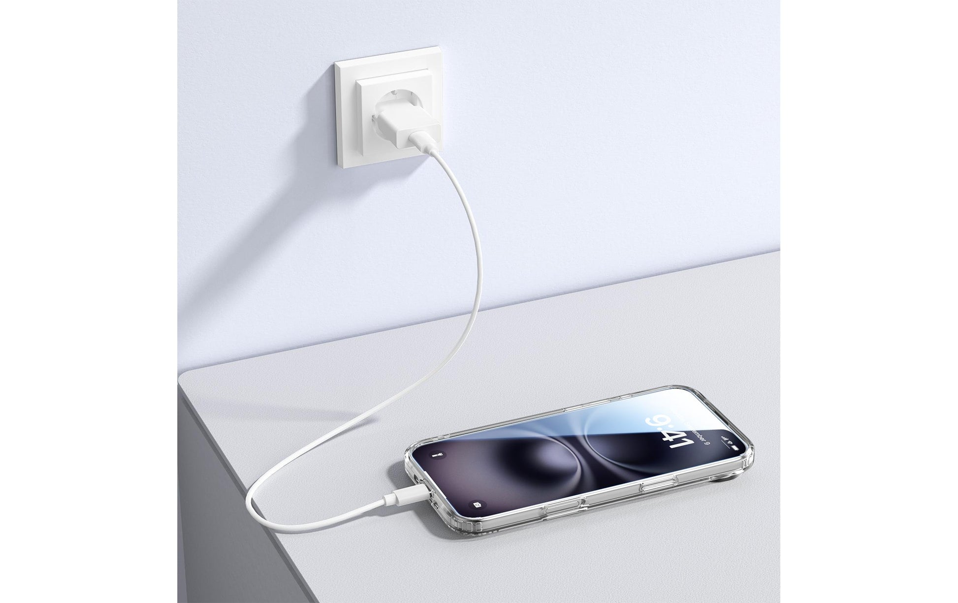 4smarts Backcover – für Apple iPhone 17 Air – MagSafe, Gehärtetes Glas, Transparent