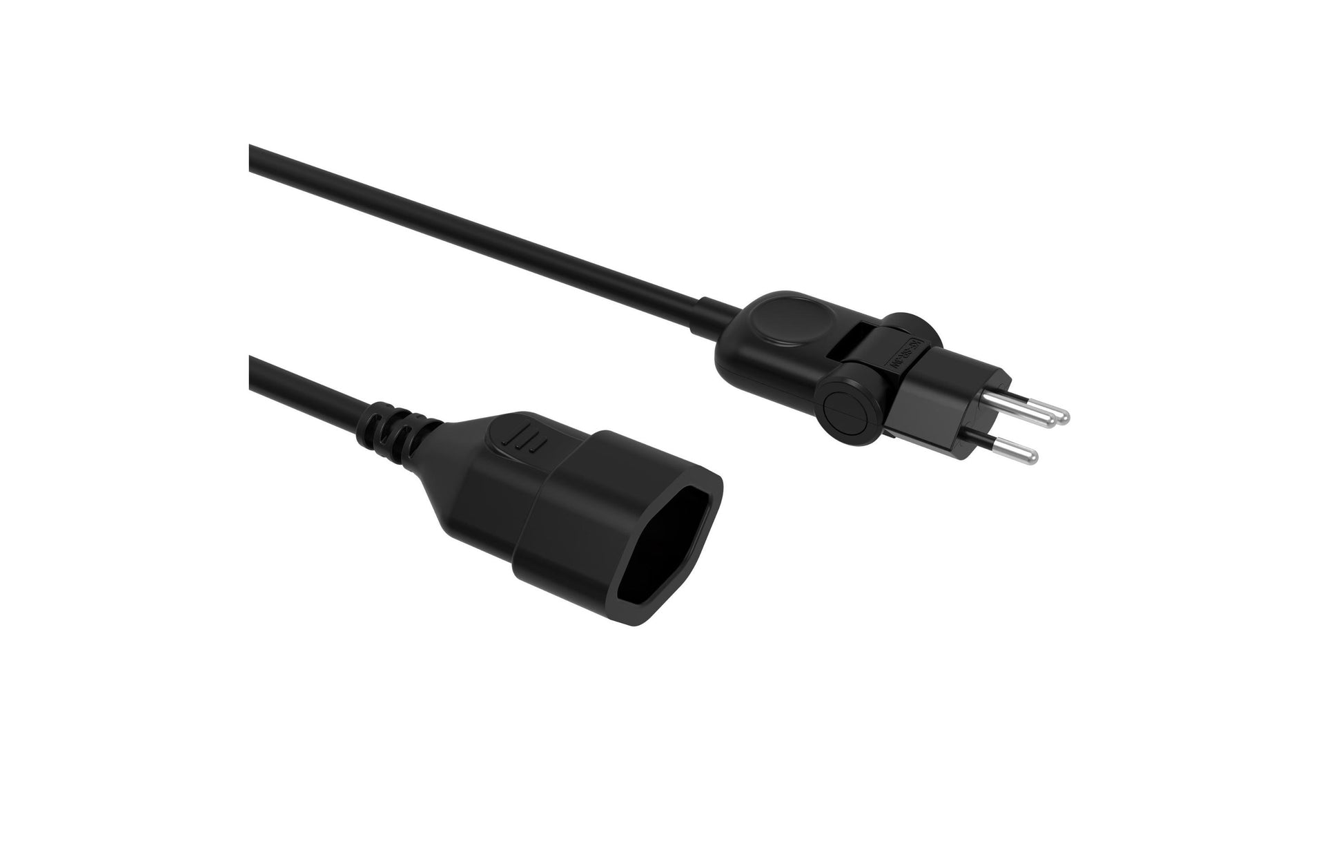 M. Schönenberger Verlängerungskabel – T12–T13, 3 m, 1 mm², Schwarz