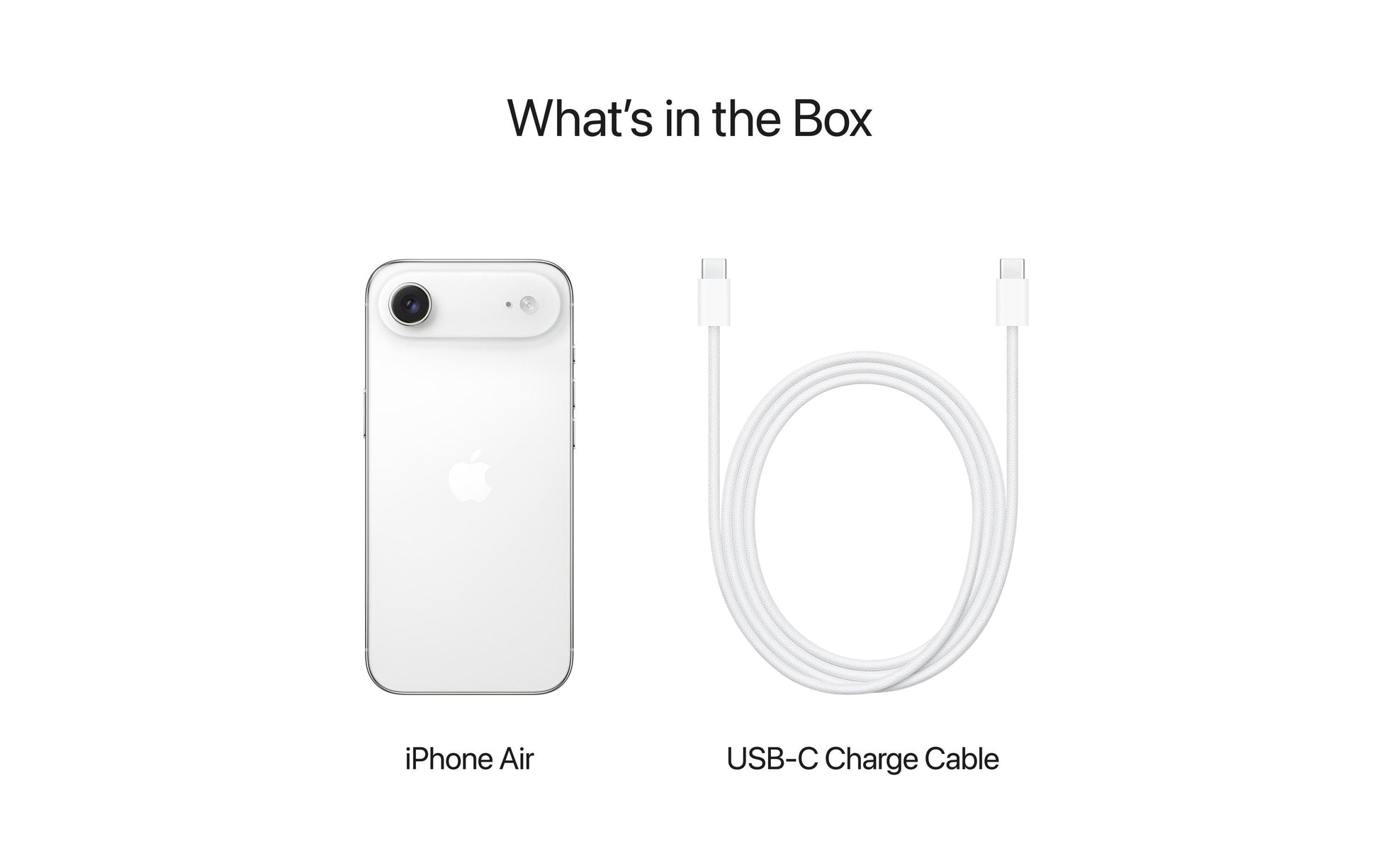 Apple iPhone Air – 6,5" – 256 GB – Weiss