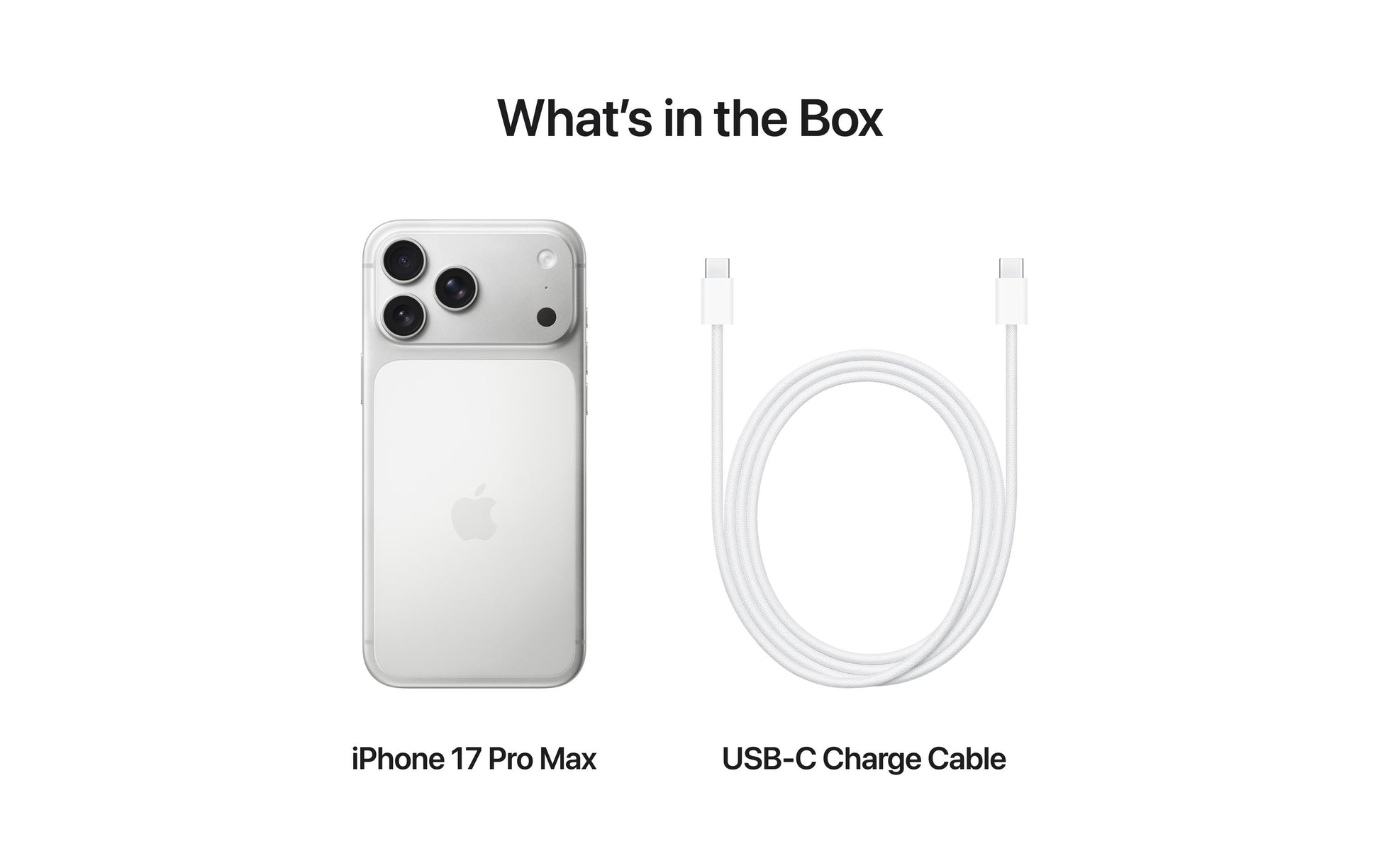Apple iPhone 17 Pro Max – 2 TB, Silber