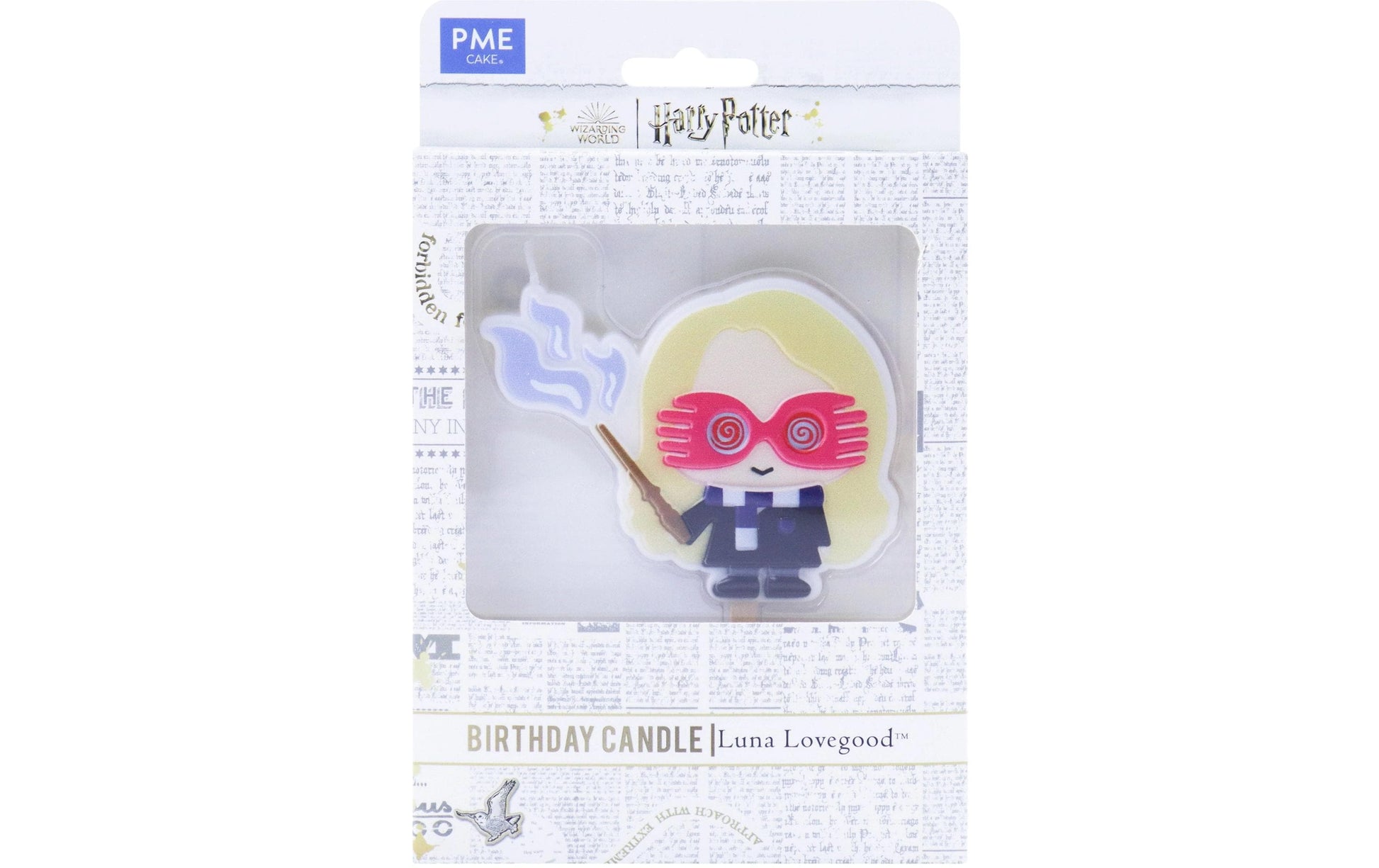 PME Geburtstagskerze Harry Potter Luna Lovegood – mehrfarbig – 9,5 × 8 cm – 1 Stk