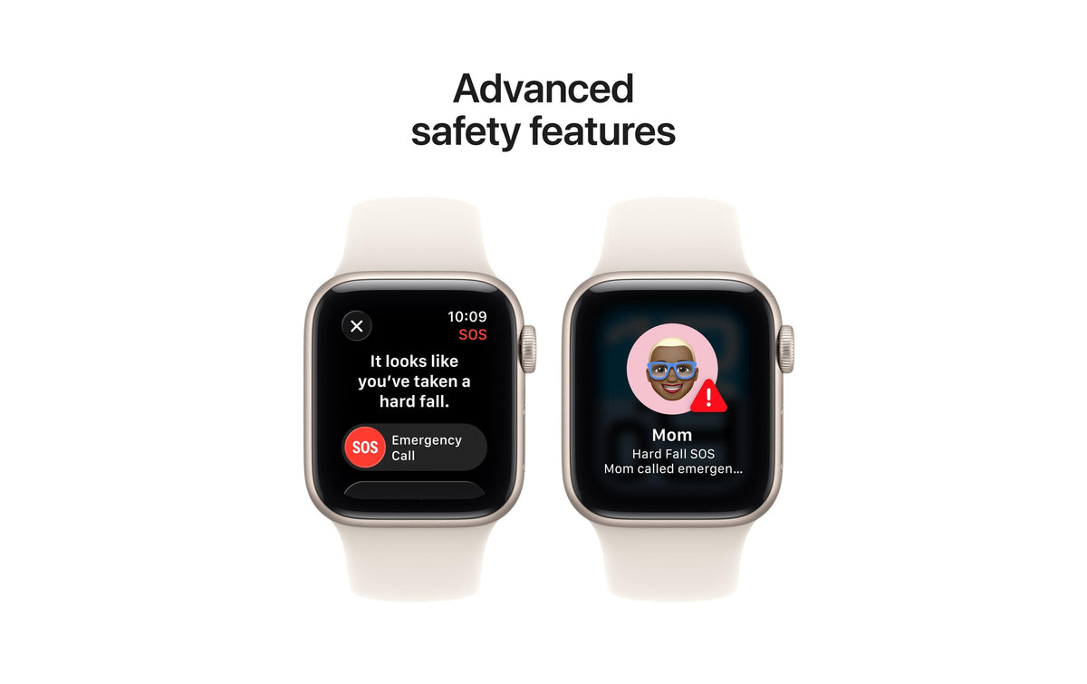 Apple Watch SE 3 40 mm GPS – Aluminium Beige, Sportarmband, S/M, 50 m, für iPhone