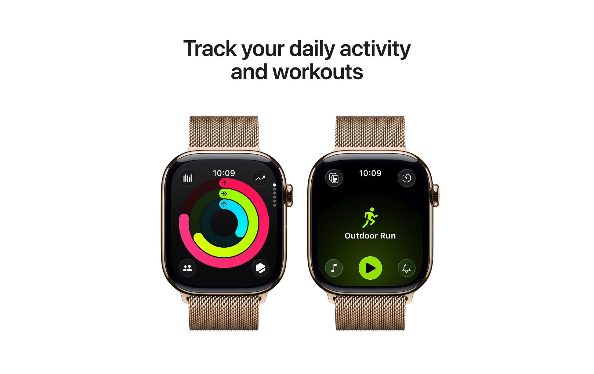 Apple Watch Series 11 46 mm GPS + Cellular – Titan, Milanese Loop, M/L, 50 m, für iPhone