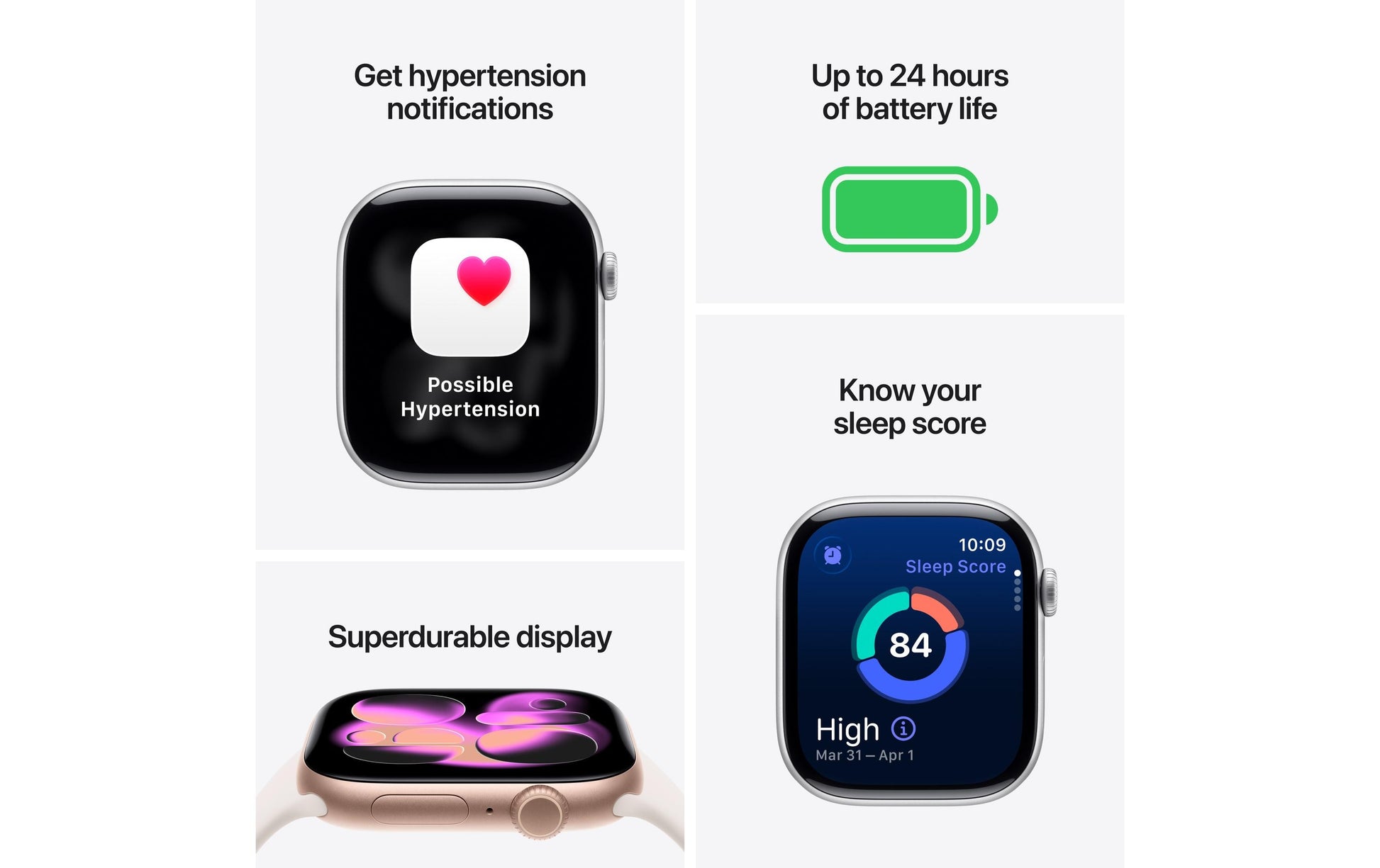 Apple Watch S11 – Smartwatch – 36 mm, GPS, OLED, 50 m, Space Grey Aluminium, S/M, Sportarmband