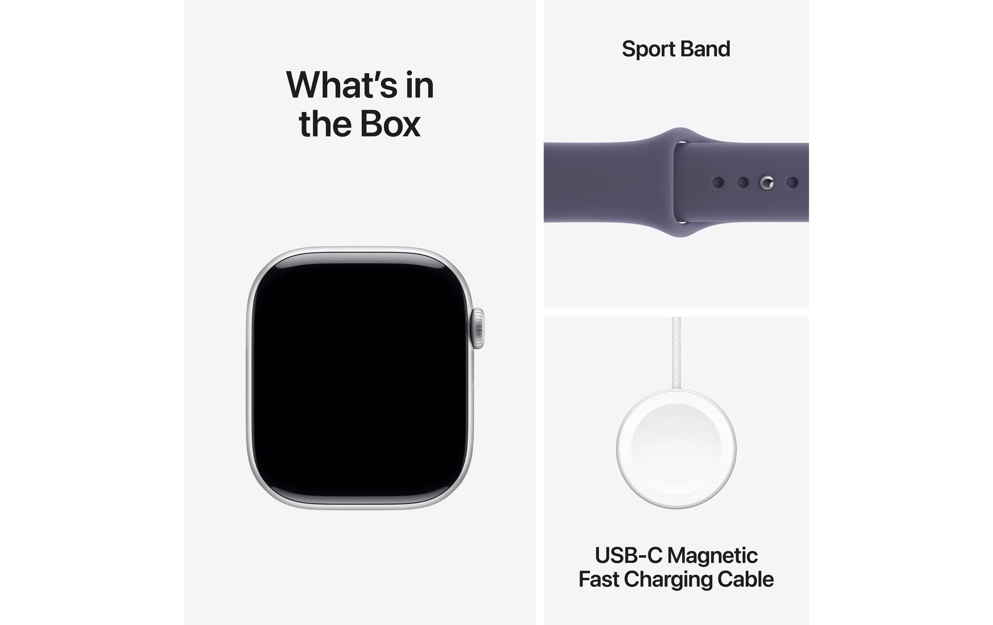 Apple Watch S11 – Smartwatch – 46 mm, LTE, OLED, 50 m, Silber, S/M