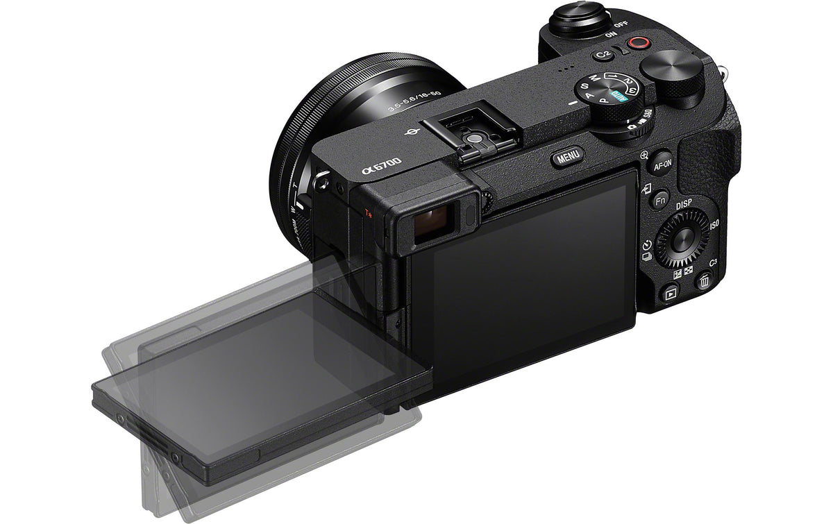 Sony Alpha 6700 Kit E PZ 16–50mm f/3.5–5.6 OSS II – APS-C, 26 MP, 4K, schwarz