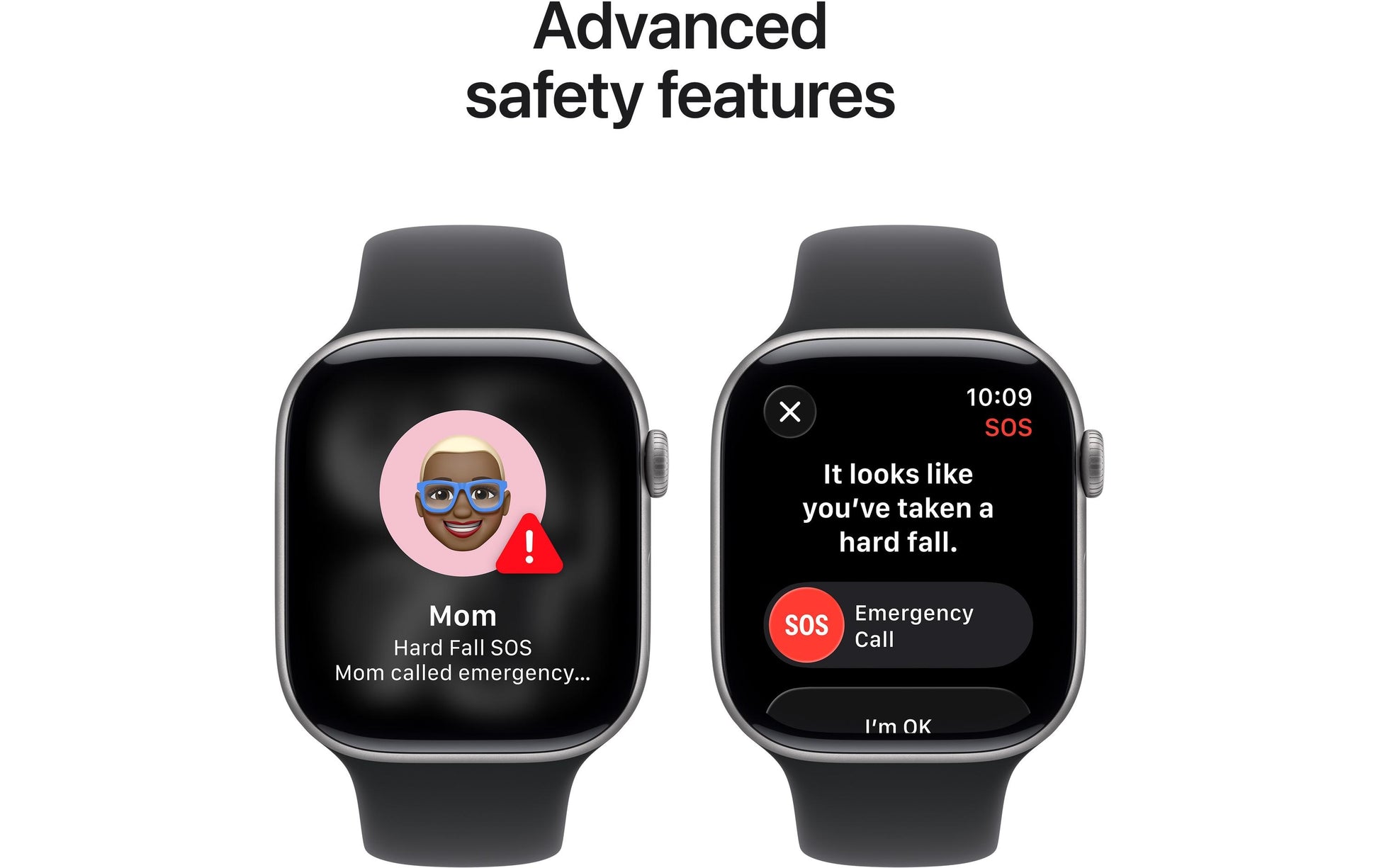 Apple Watch Series 11 46 mm GPS – Aluminium Grau, Sportarmband, Schwarz, S/M, 50 m, für iPhone