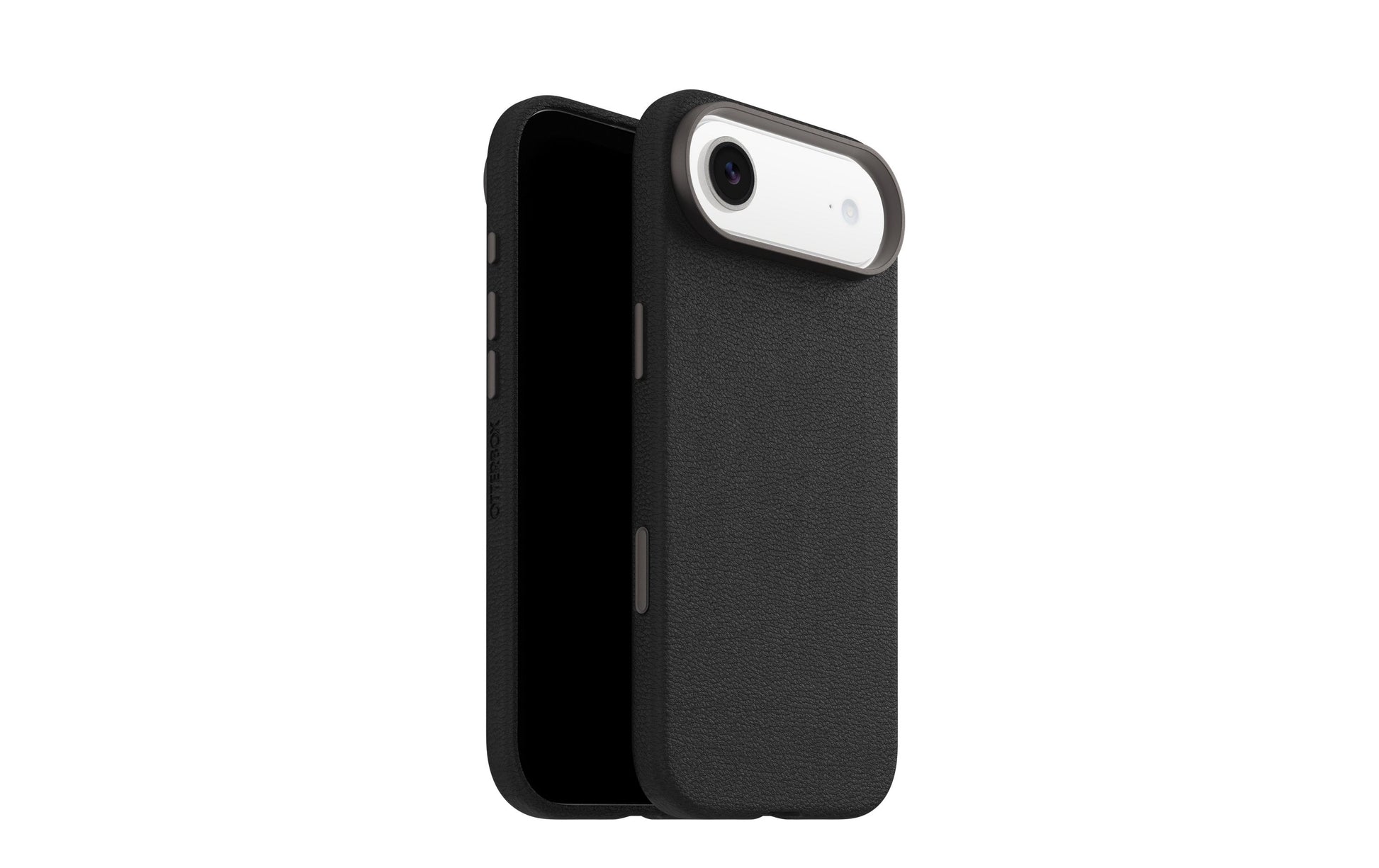 OtterBox Backcover Symmetry Cactus Leather – für Smartphones bis 6,5" – schwarz – Kunstleder