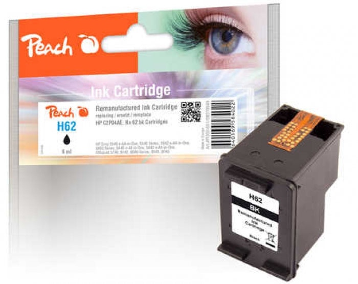 Peach C2P04AE Schwarz Tintenpatrone (Kompatibel) – 205 Seiten – für HP Envy 5540/5545/5640 …