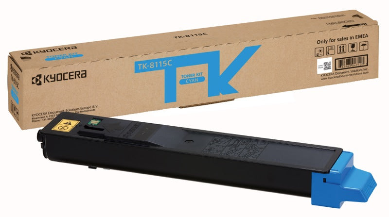 Kyocera TK-8115C Cyan Toner – Original – 6'000 Seiten – für Kyocera ECOSYS M8124cidn