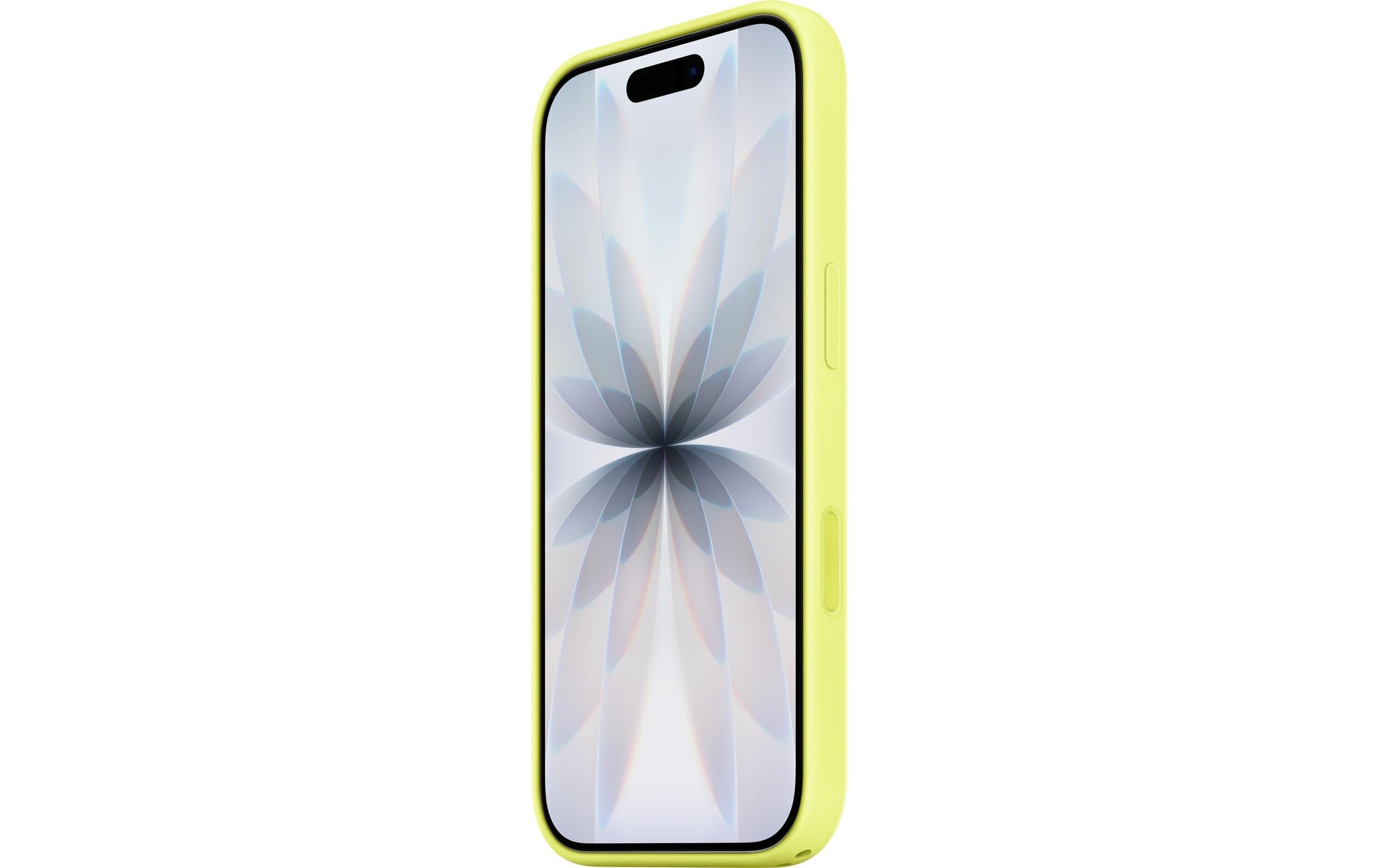 Apple Backcover – für Apple iPhone 17 – Neongelb – Silikon – MagSafe-kompatibel, mit Kartenfach