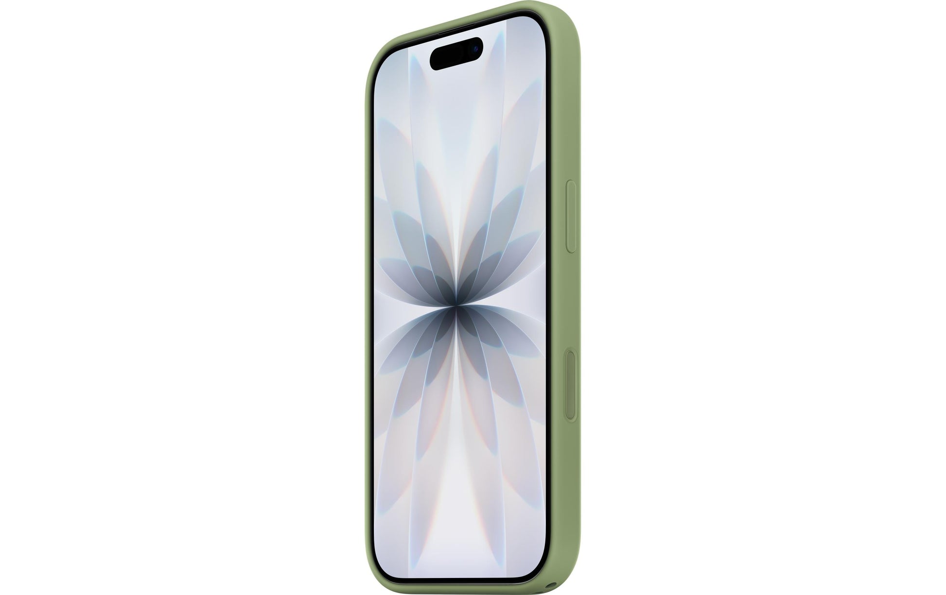 Apple Backcover – für Apple iPhone 17, MagSafe, Silikon+Mikrofaser, Light Moss