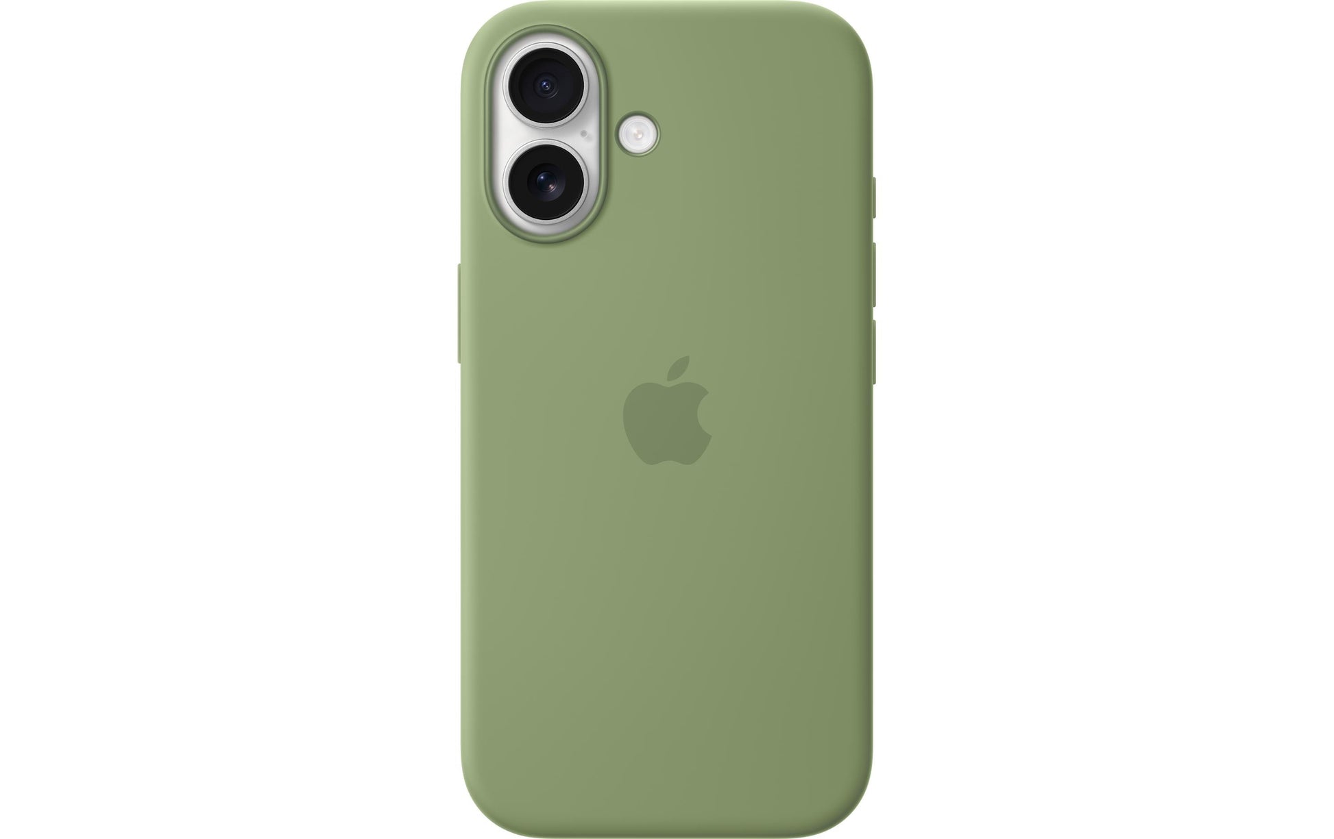 Apple Backcover – für Apple iPhone 17, MagSafe, Silikon+Mikrofaser, Light Moss