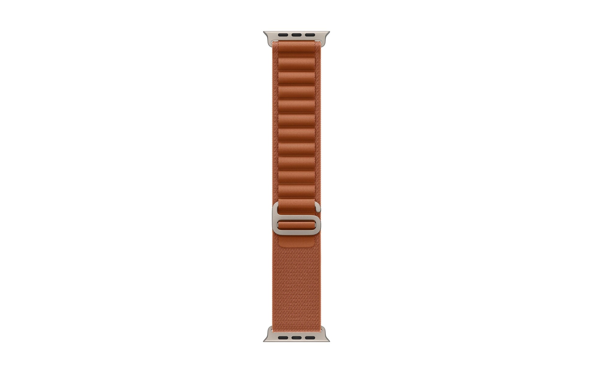 Apple Alpine Loop – Titan Natur, Terracotta, M, für Apple Watch