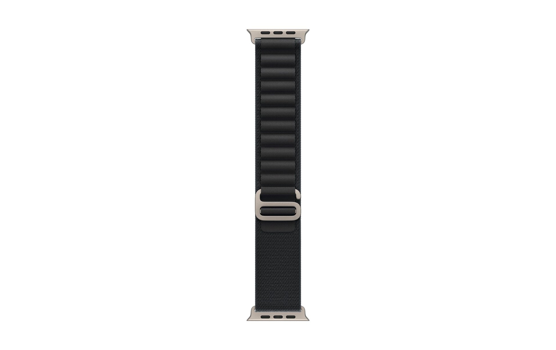 Apple Alpine Loop L – Titan Natur, Schwarz, für Apple Watch