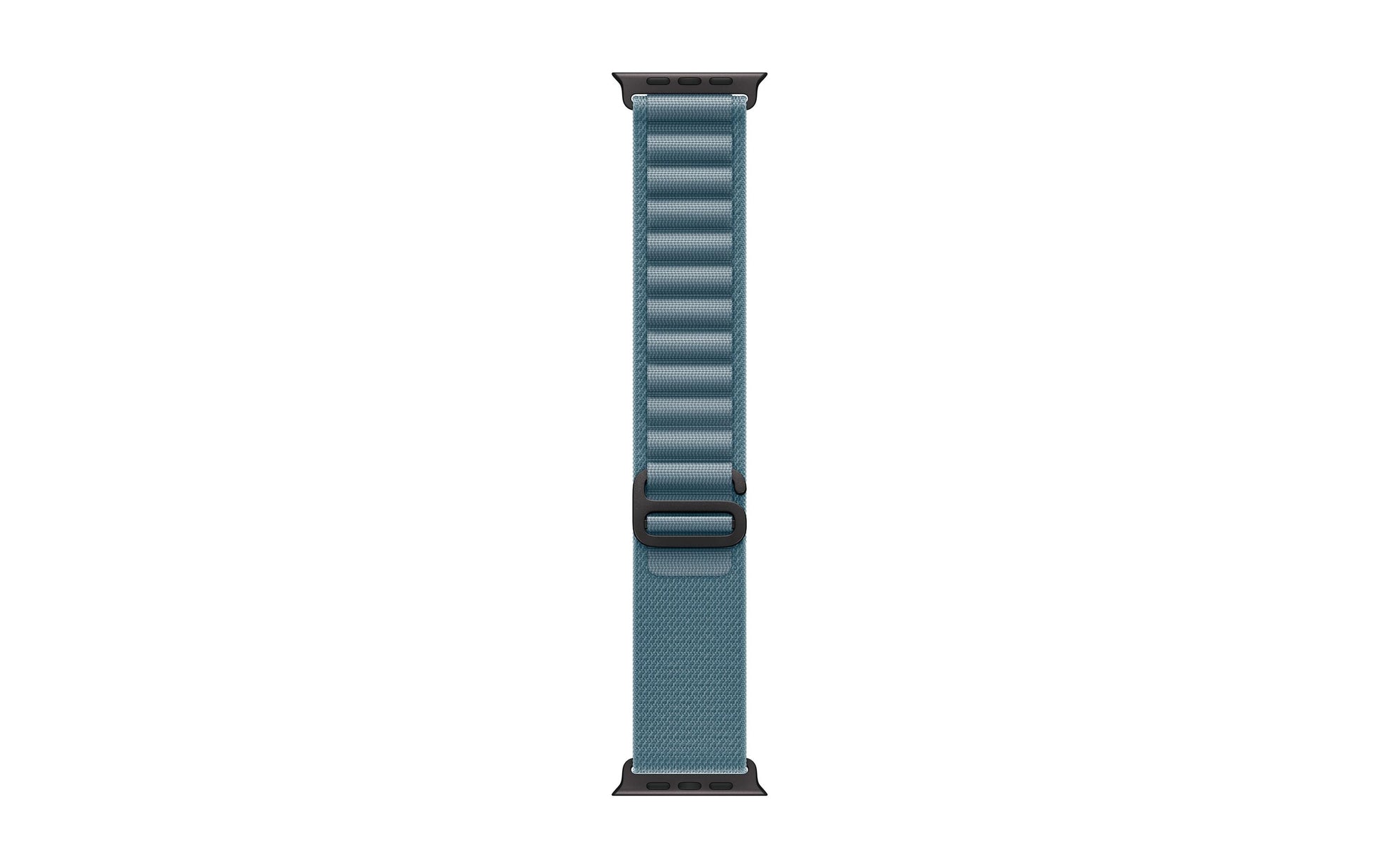 Apple Alpine Loop – Titan Schwarz, Hellblau, M, für Apple Watch