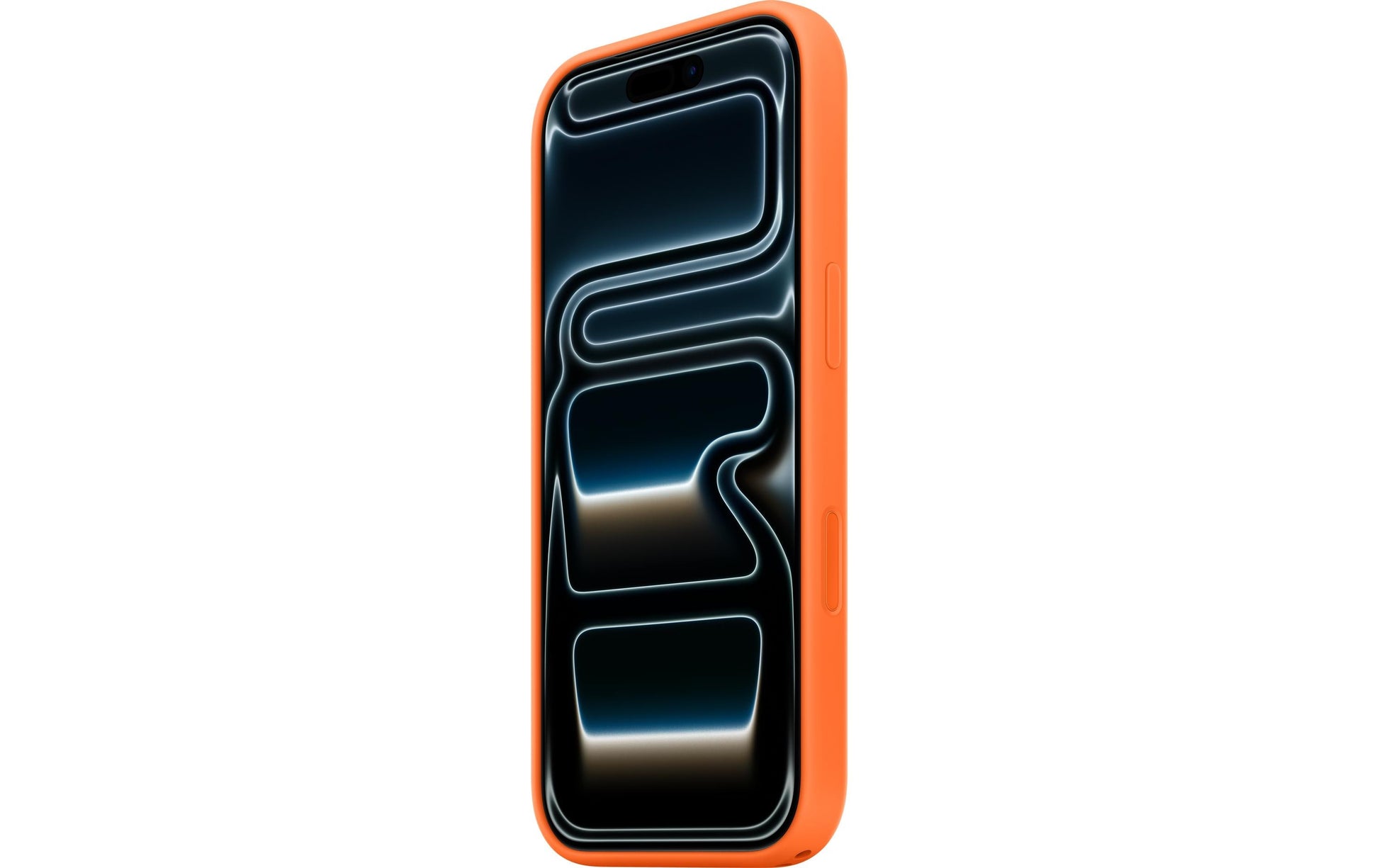 Apple Backcover – für Apple iPhone 17 Pro, MagSafe, Silikon, Orange