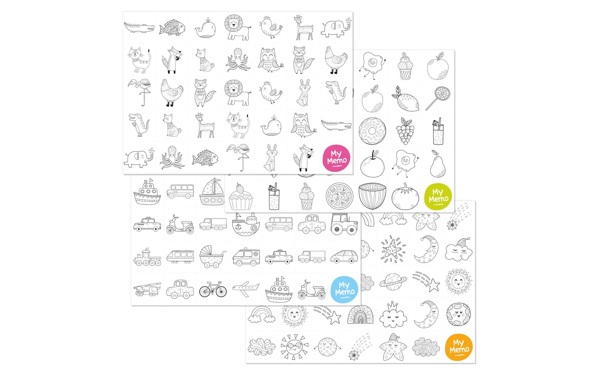Trendform Tischset – Papier, mehrfarbig, 42 × 29,7 cm