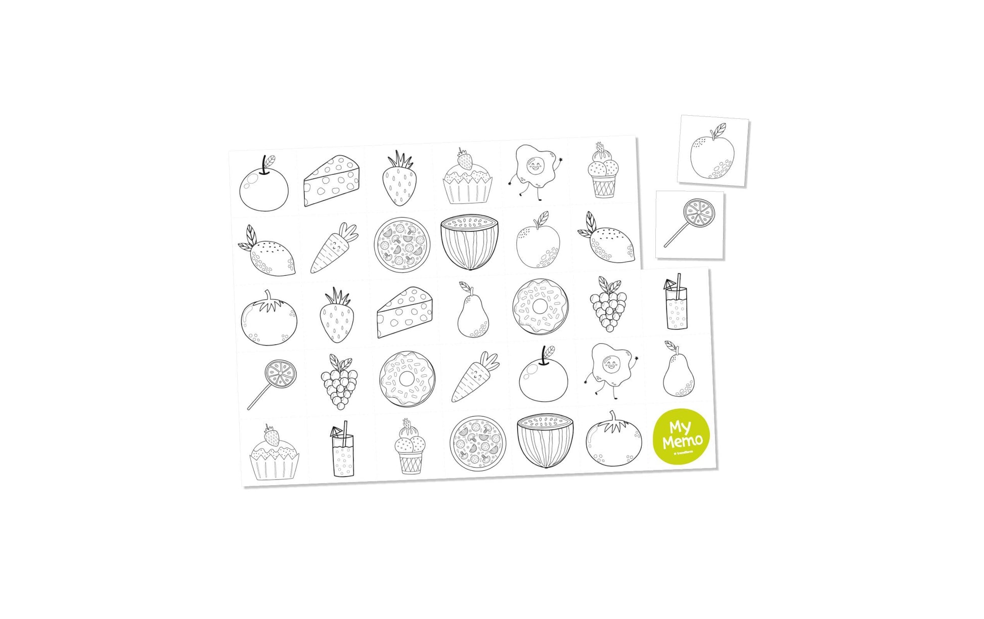 Trendform Tischset – Papier, mehrfarbig, 42 × 29,7 cm