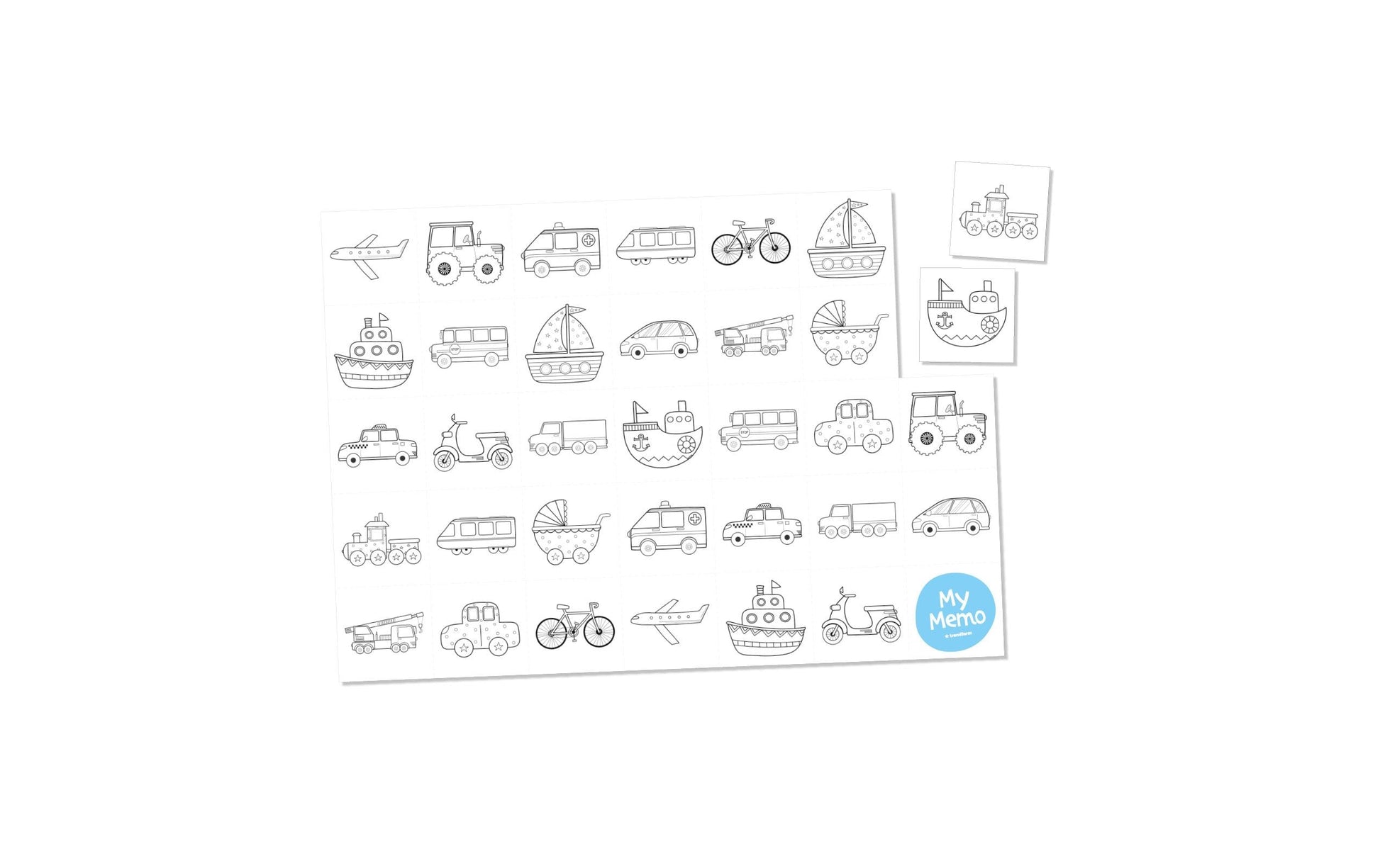 Trendform Tischset – Papier, mehrfarbig, 42 × 29,7 cm