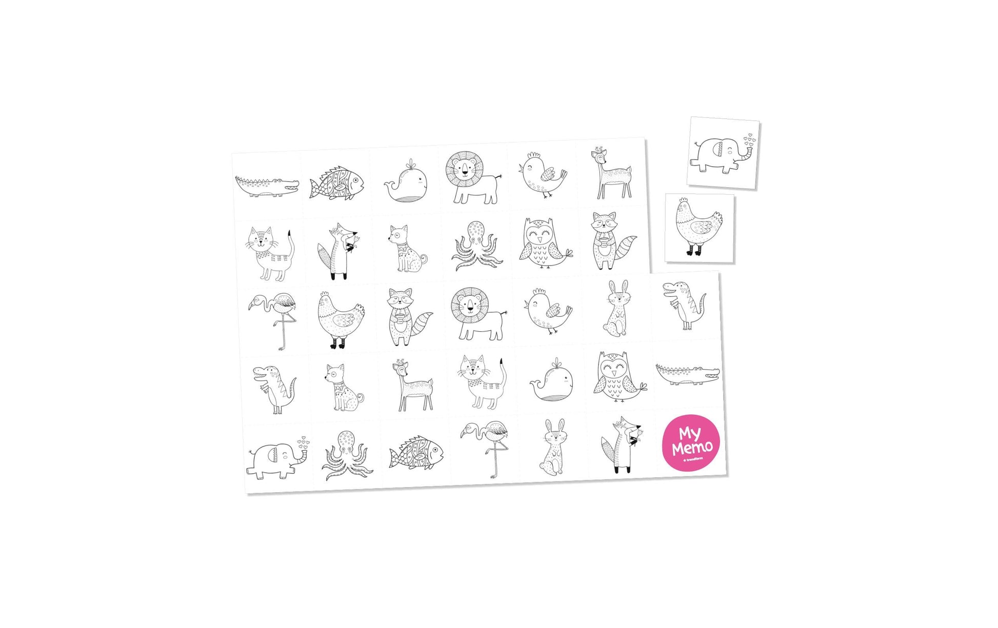 Trendform Tischset – Papier, mehrfarbig, 42 × 29,7 cm