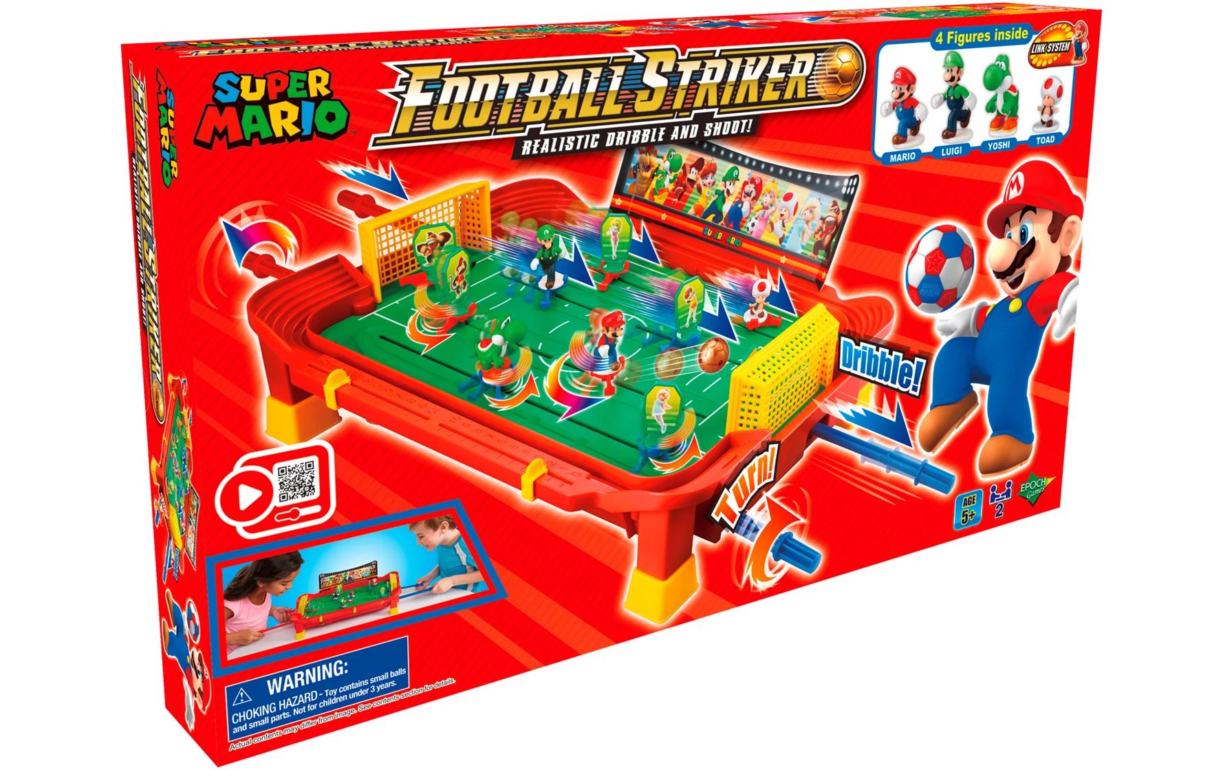 EPOCH Super Mario Football Striker – Geschicklichkeitsspiel, 2 Spieler, ab 7 Jahren, 20 Min., Mehrsprachig