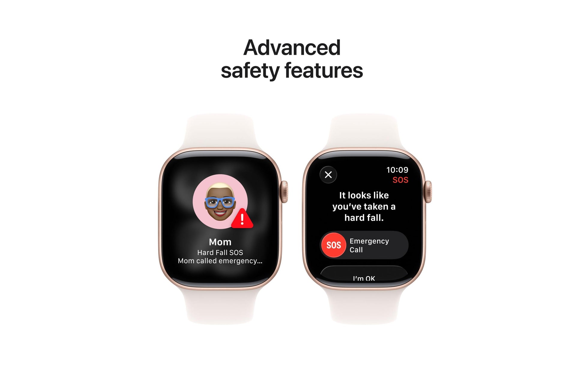 Apple Watch Series 11 46 mm GPS + Cellular – Aluminium Roségold, Sportarmband Blassrosa, M/L, 50 m, für iPhone