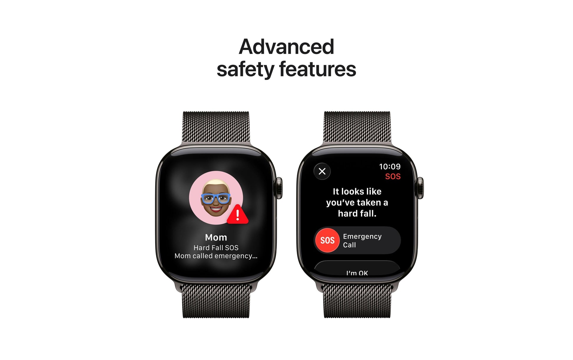 Apple Watch S11 – Smartwatch – 46 mm, LTE, OLED, 50 m, Slate Titanium, S/M Milanese Loop