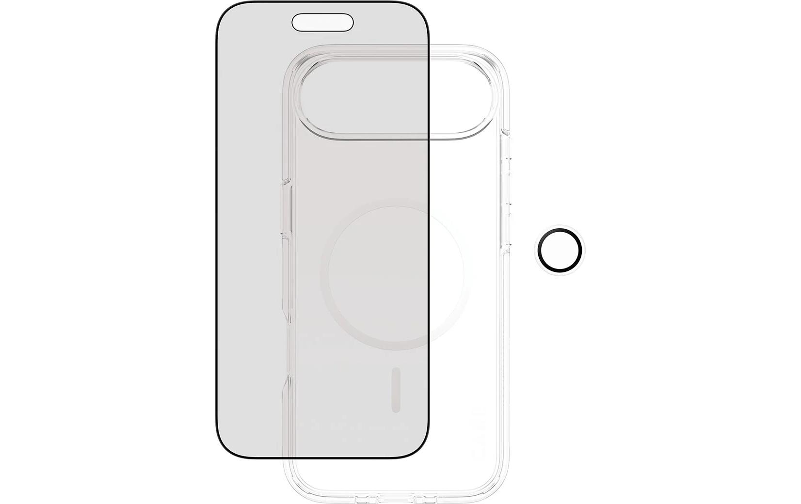 PanzerGlass Schutz-Set Privacy-Filter – für Apple iPhone Air, kratzresistent, stossfest, Hartglas, Folie
