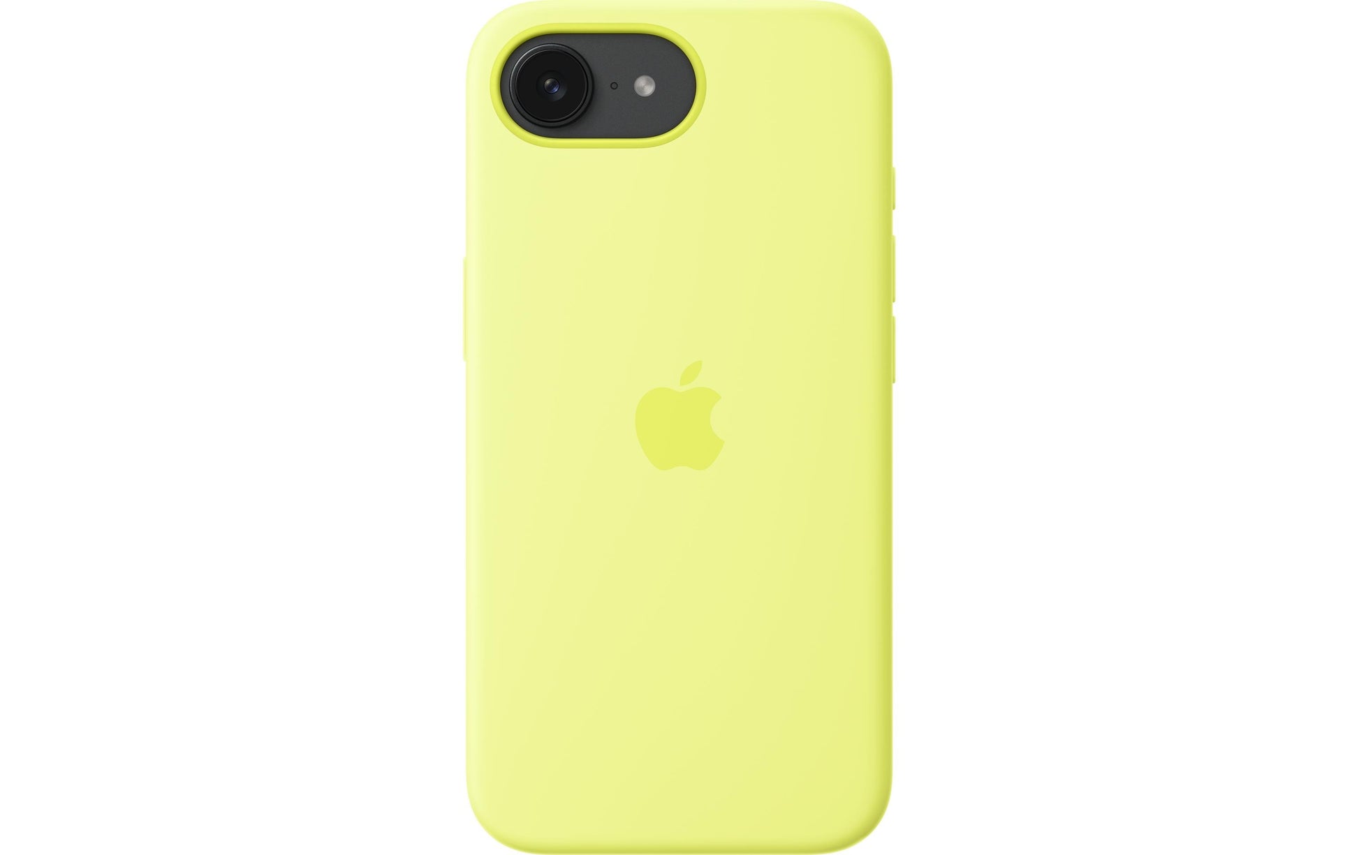 Apple Backcover – für Apple iPhone 16e – Neongelb – Silikon – MagSafe-kompatibel